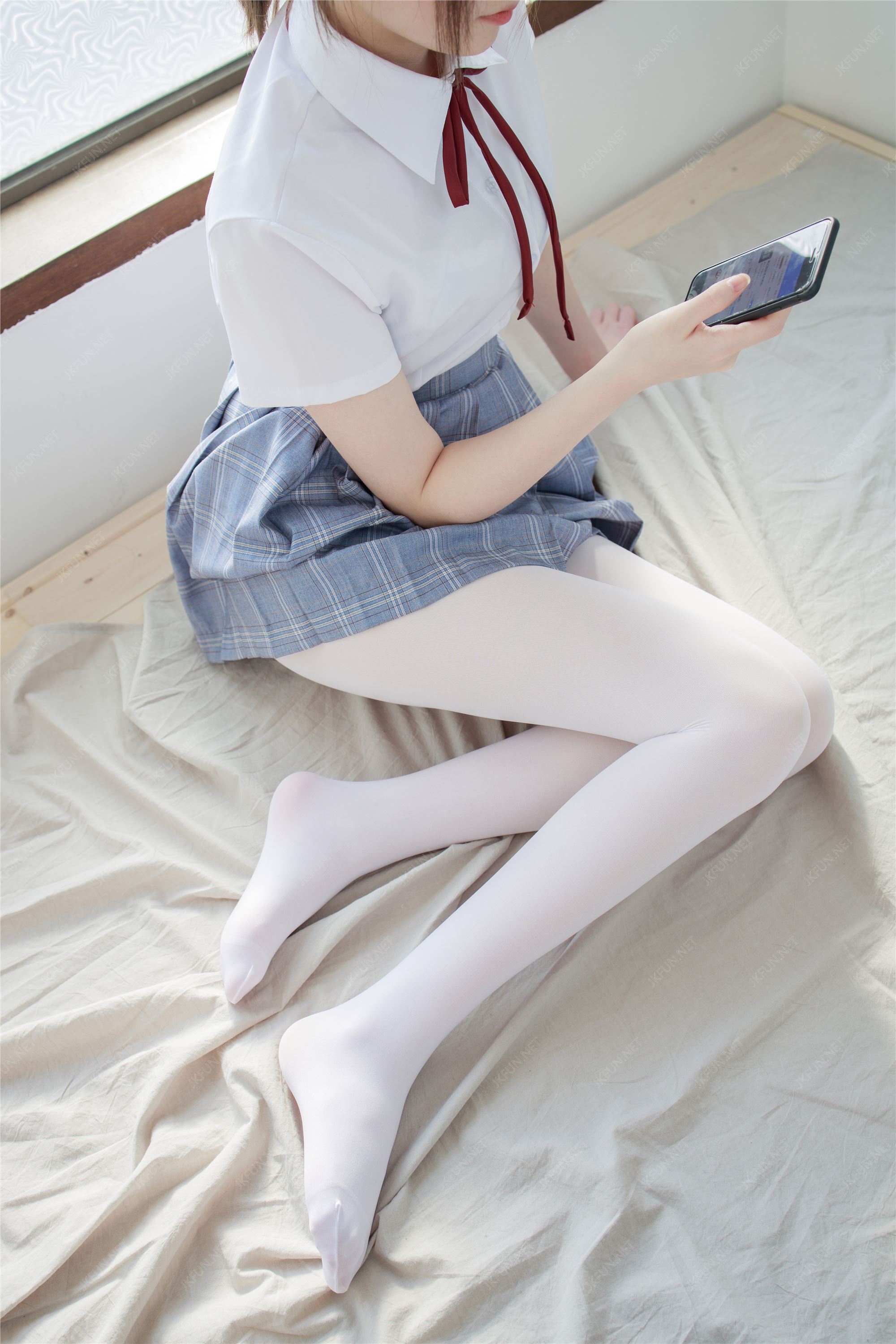 [Sen Luo financial group] rolis foot photo jkfun-002 aika cute schoolgirl silk foot