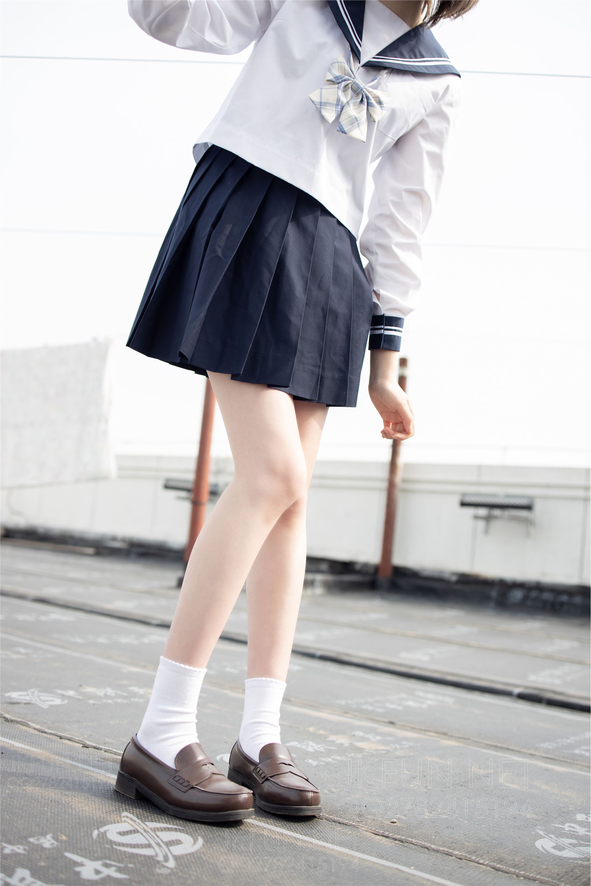 [Sen Luo financial group] rolis foot photo jkfun-002 aika cute schoolgirl silk foot