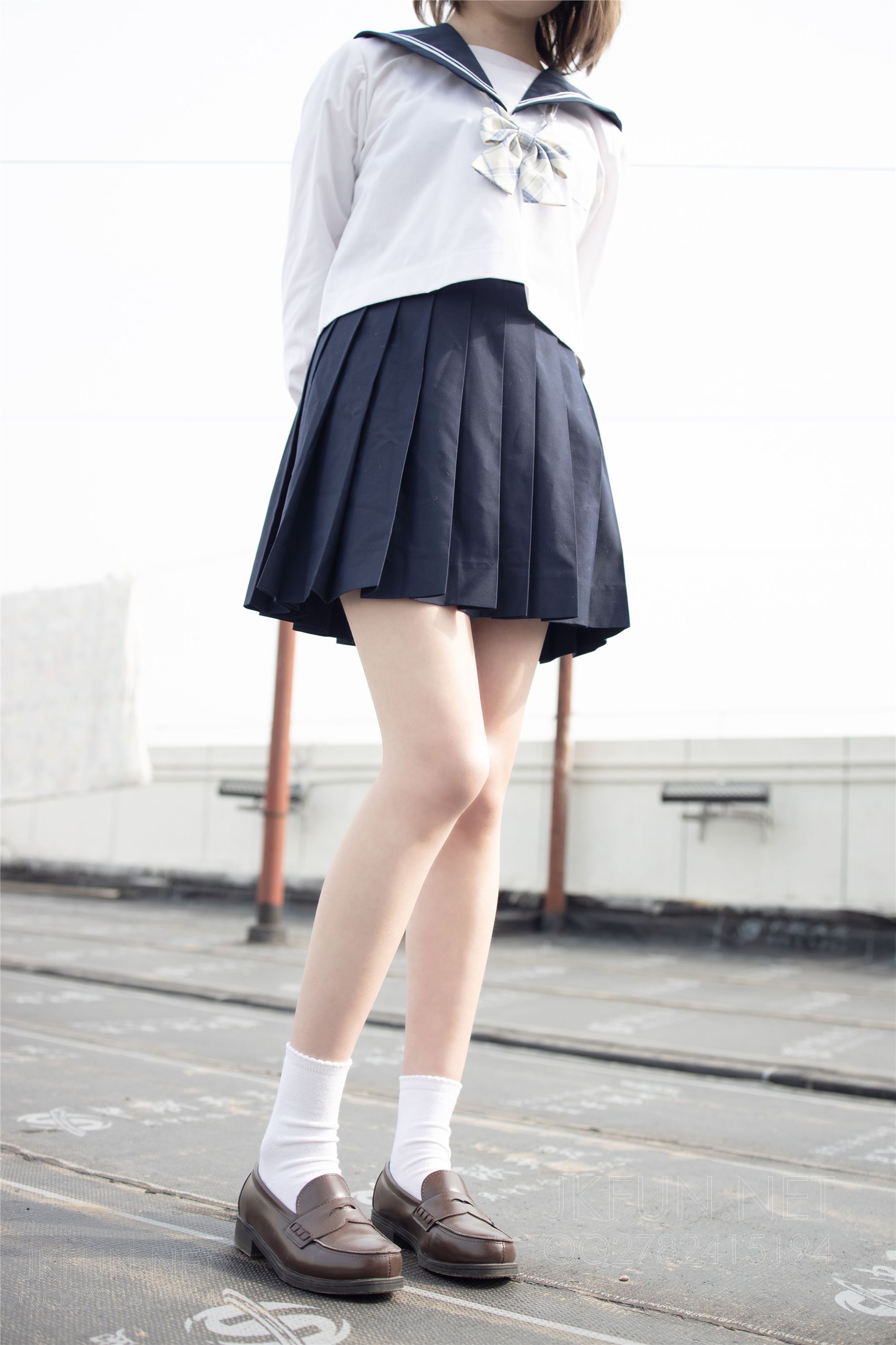 [Sen Luo financial group] rolis foot photo jkfun-002 aika cute schoolgirl silk foot