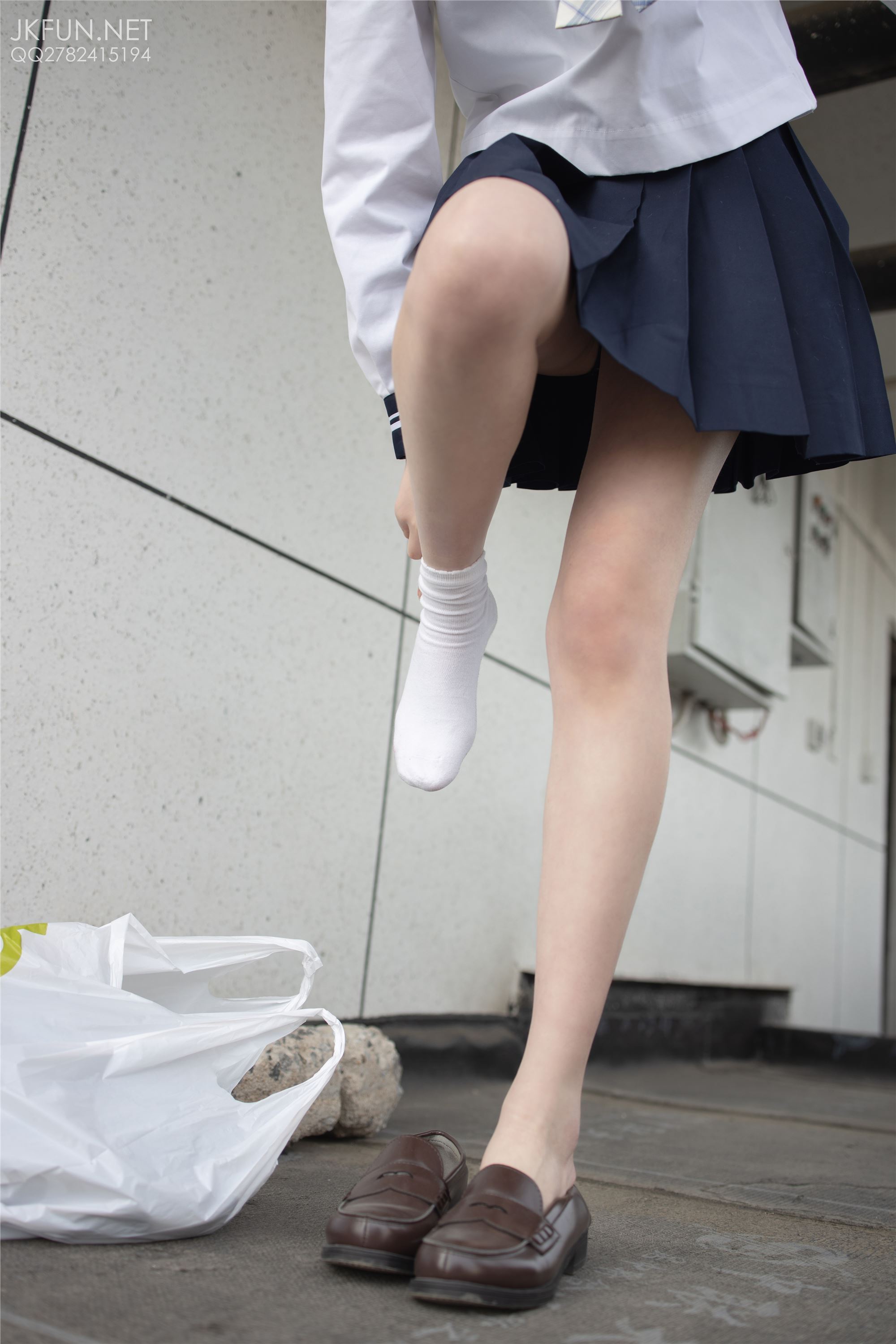 [Sen Luo financial group] rolis foot photo jkfun-002 aika cute schoolgirl silk foot