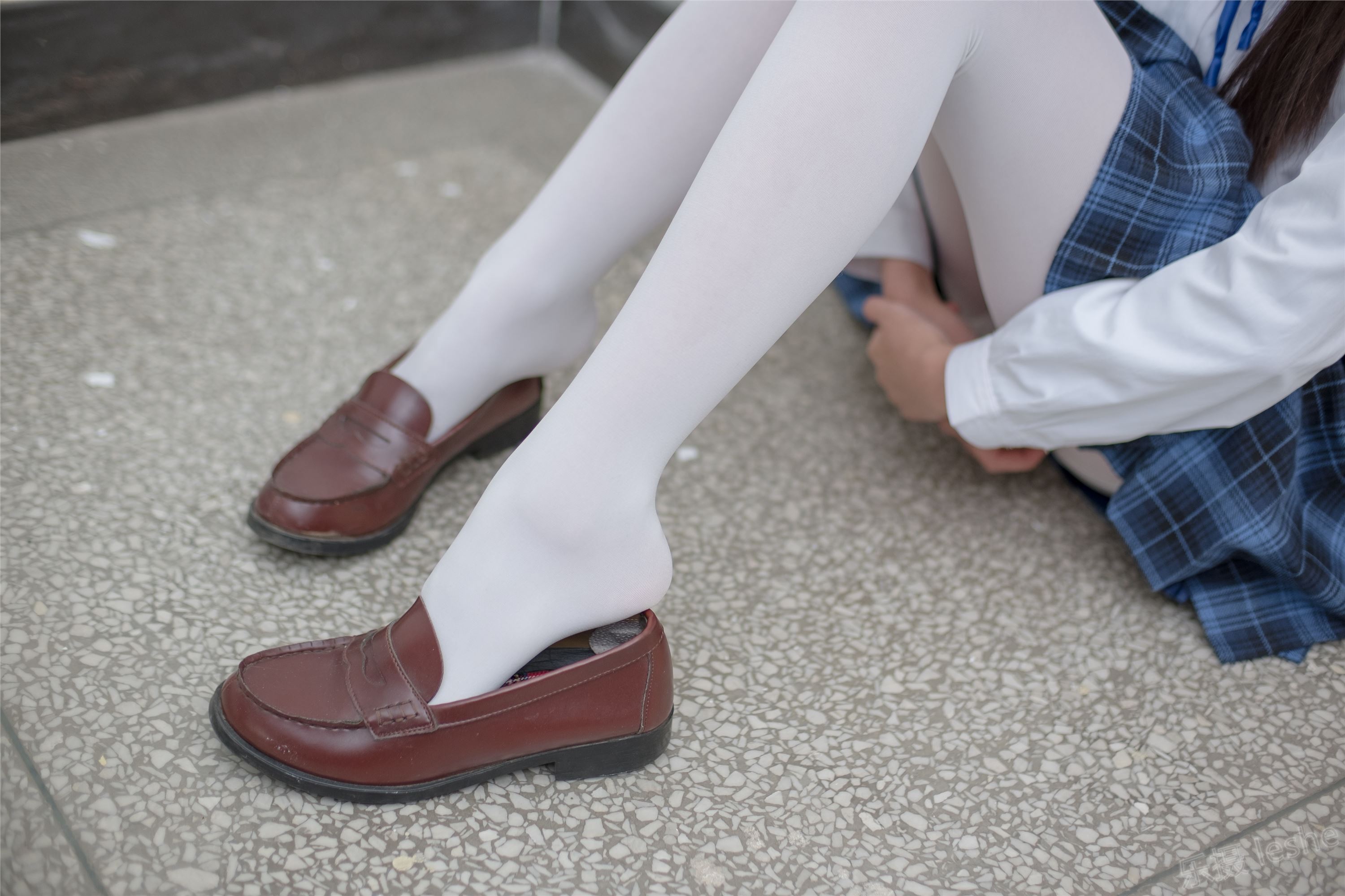 [Sen Luo financial group] rolice foot photo r15-044 white silk schoolgirl