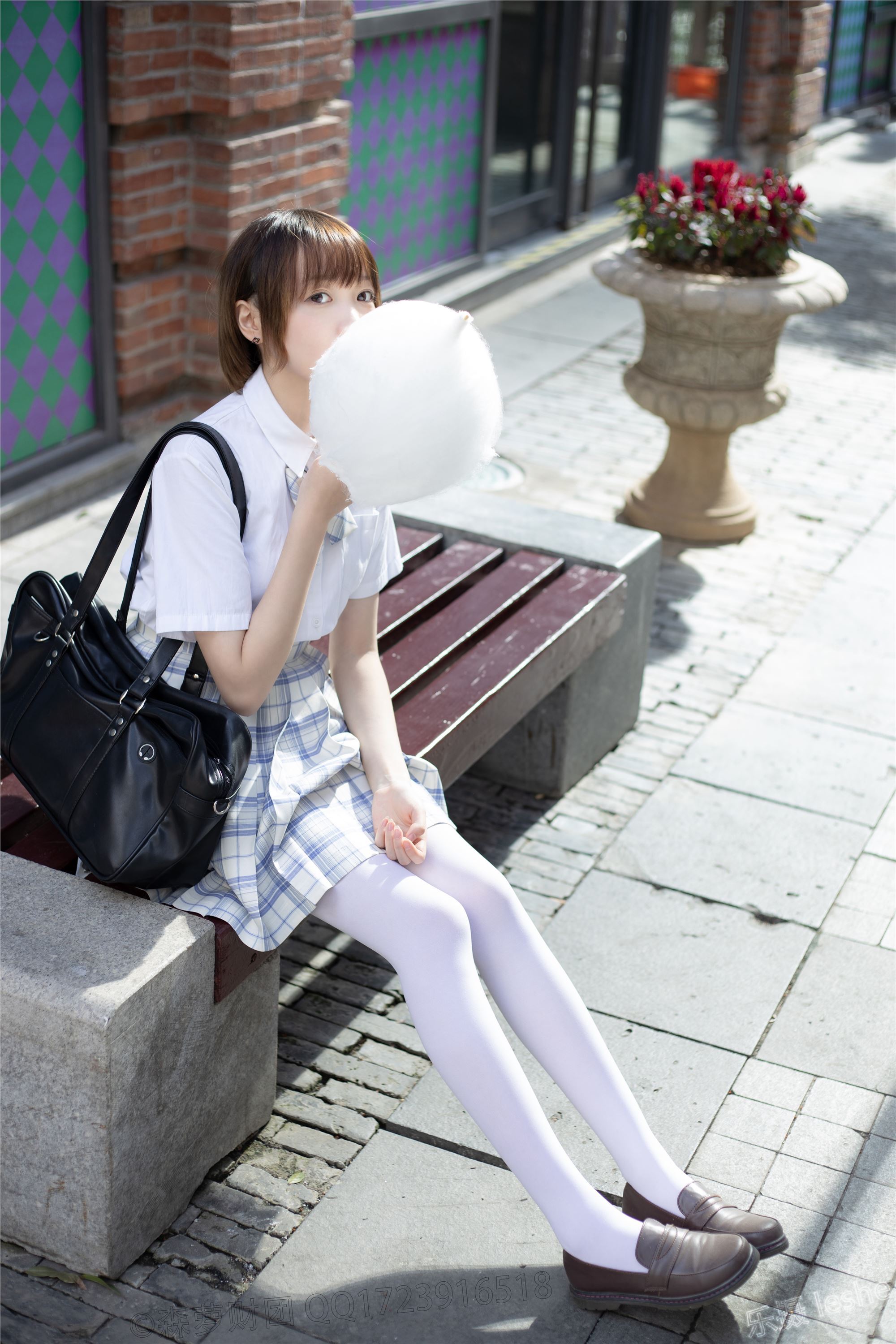 [Sen Luo financial group] rose foot photo ssr-011 cotton candy white silk girl