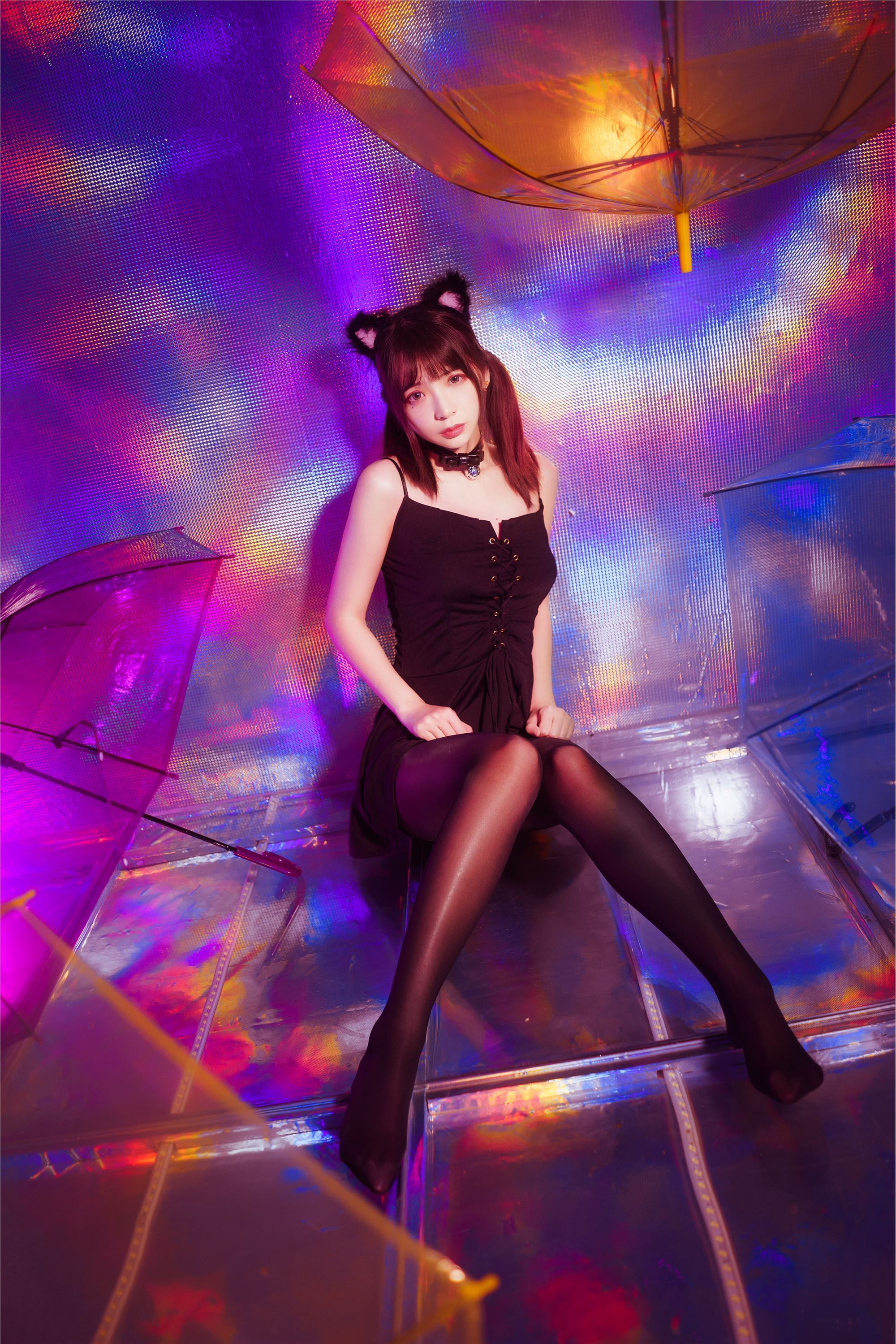 Crazy cat SS - silk stockings Rhapsody (light)