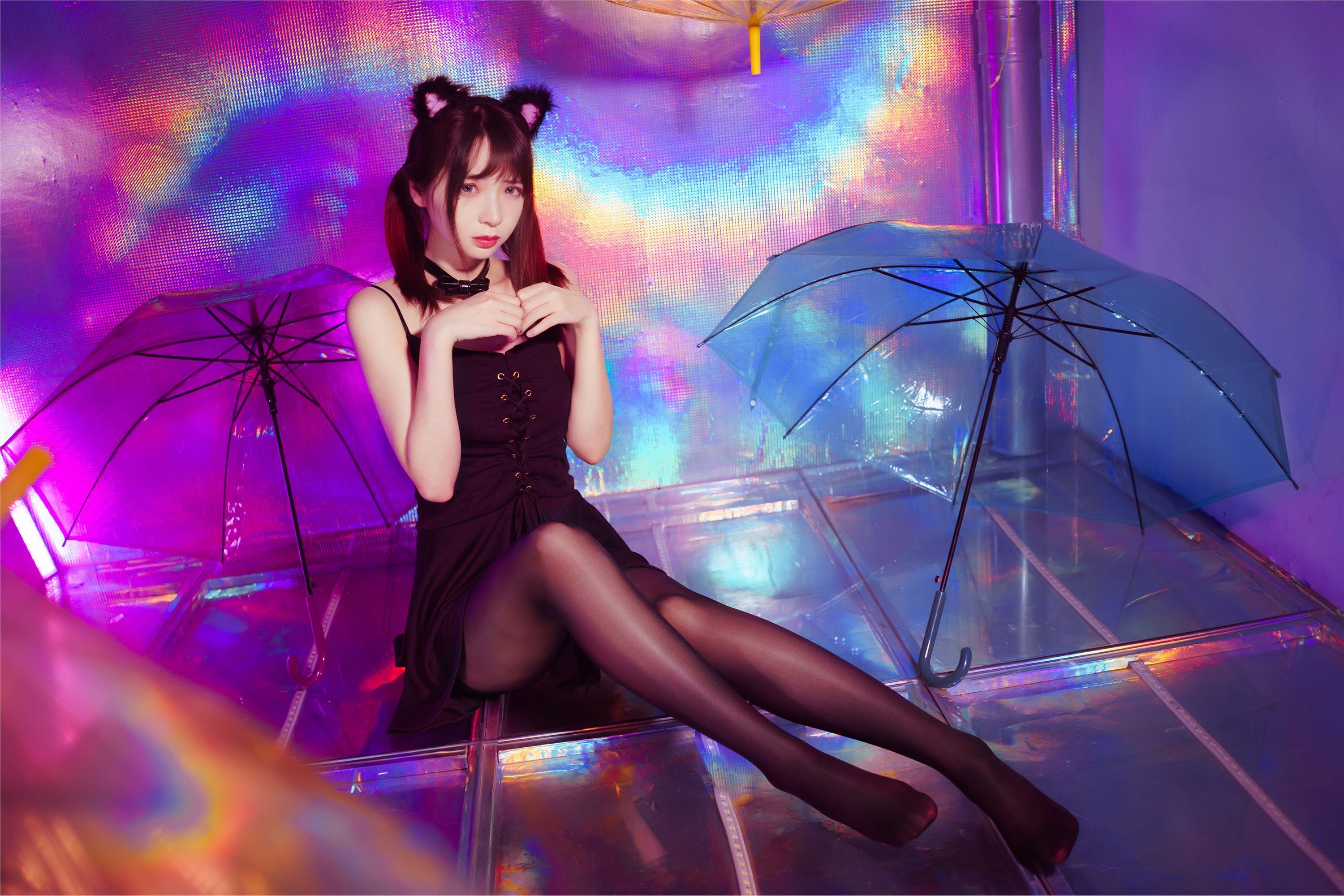 Crazy cat SS - silk stockings Rhapsody (light)