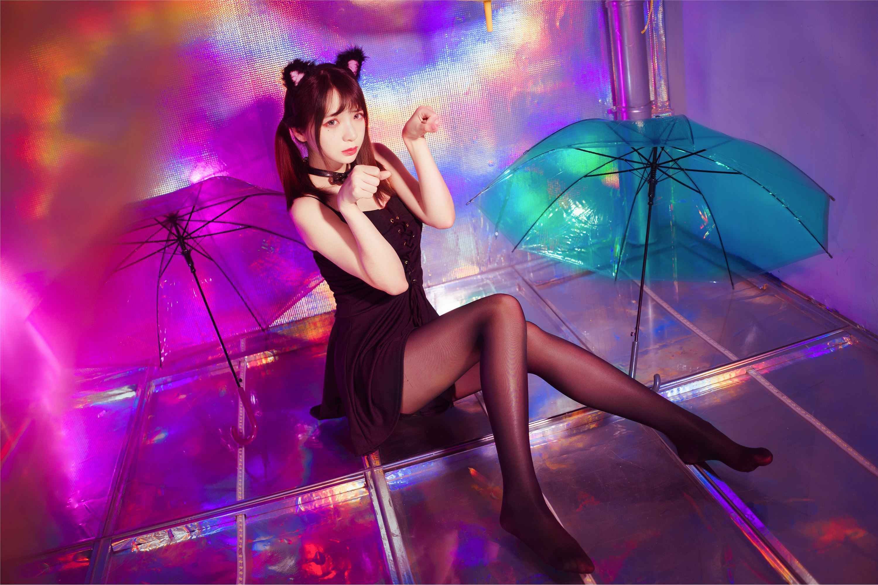 Crazy cat SS - silk stockings Rhapsody (light)