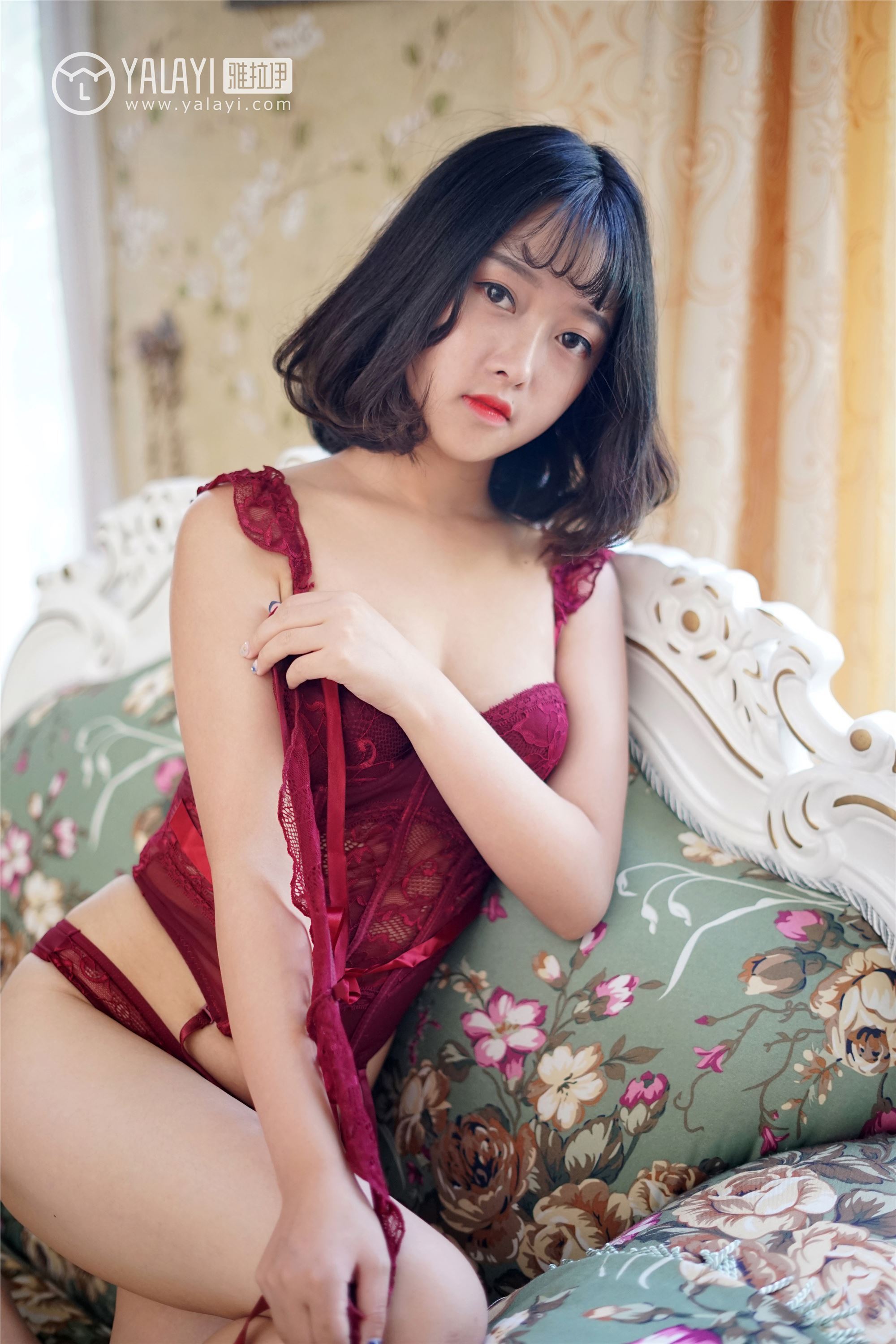 [yalayi yalayi] December 28, 2018 no.025 drunk in a red wine glass Wang Xiaomiao