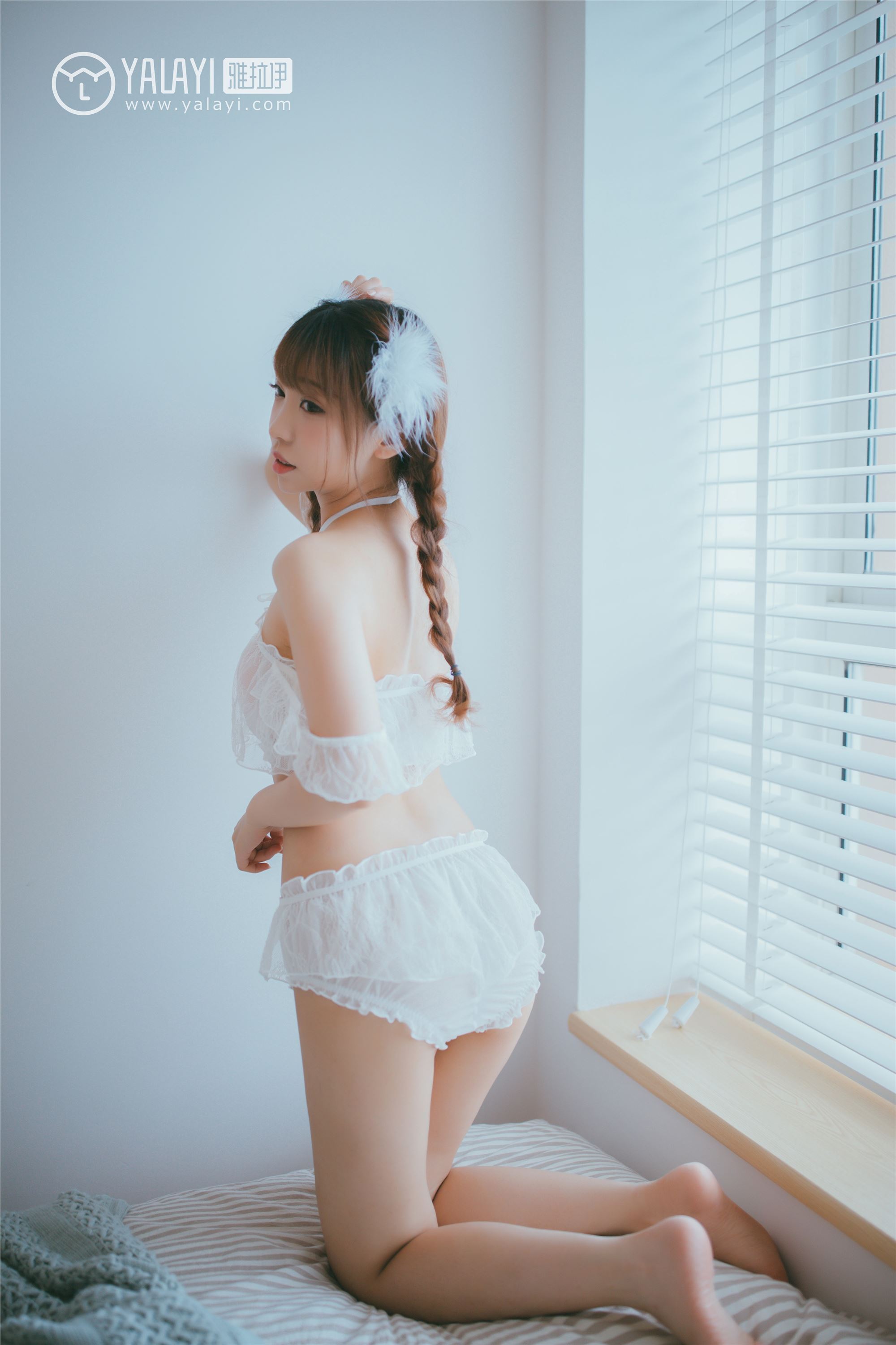 [YALAYI雅拉伊]2019.03.20 No.061 白色桔梗花 水花儿