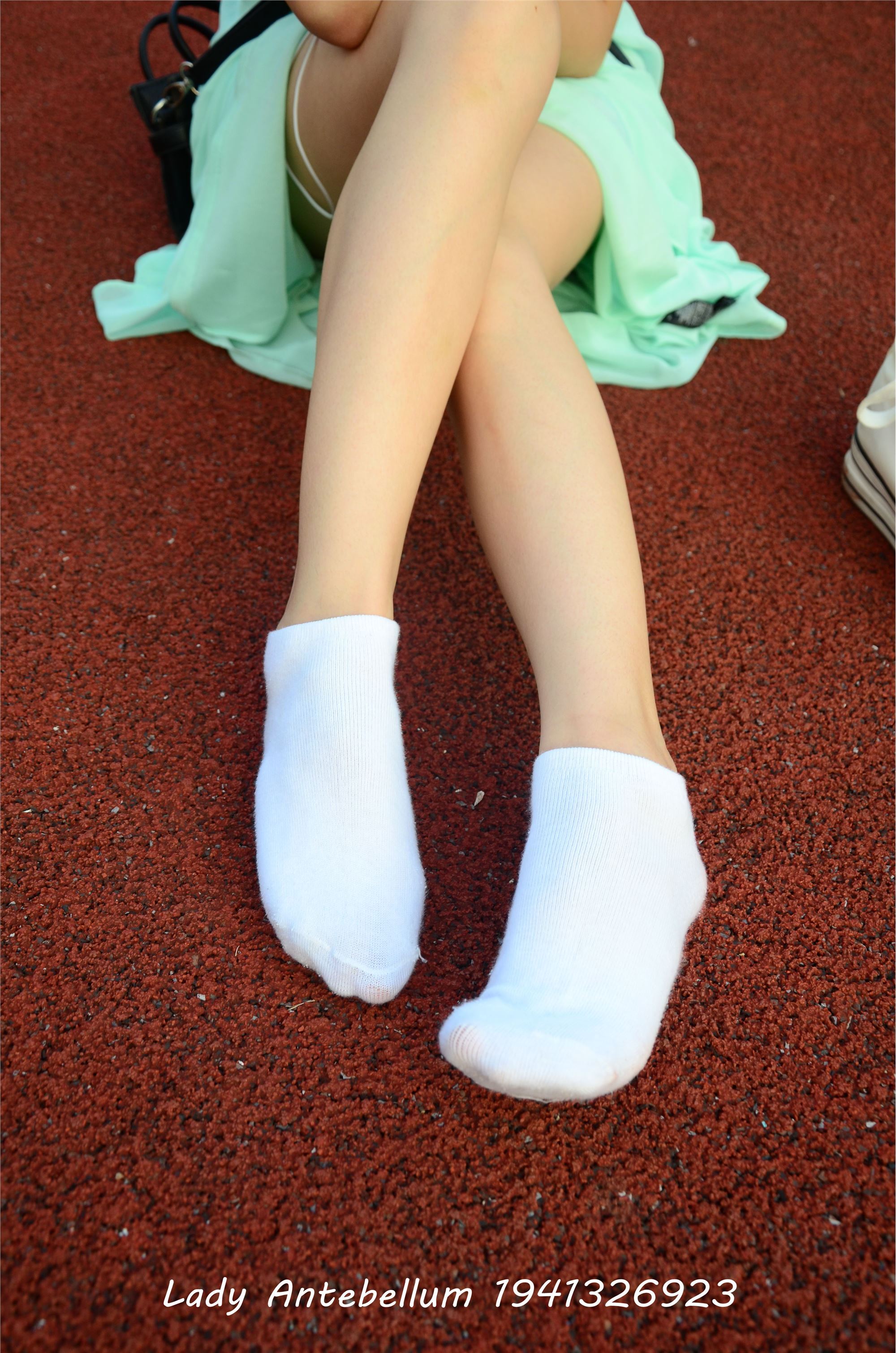 [goddess before the war] love feet and legs, cotton stockings, goddess level photo set 001