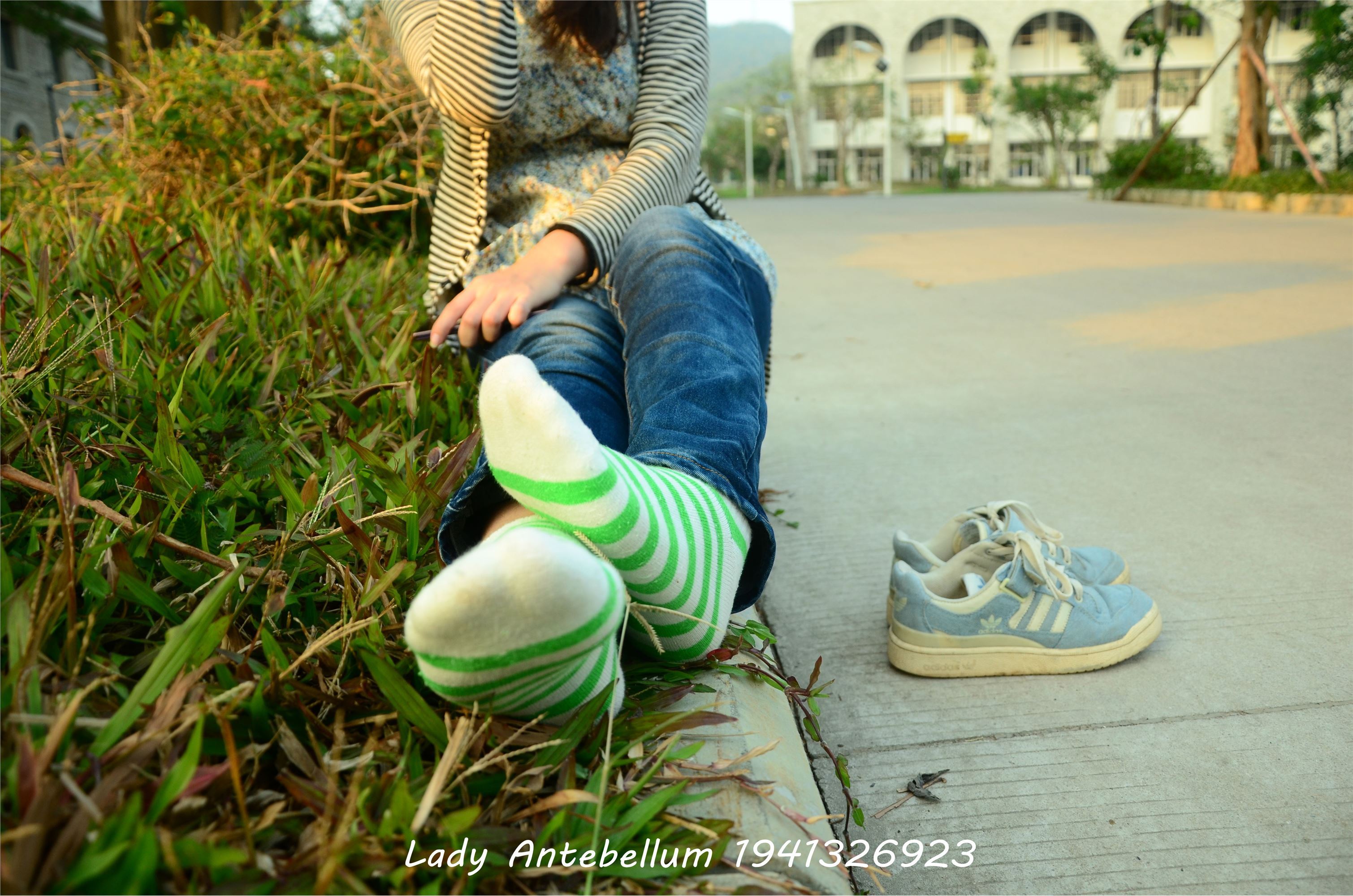 [pre war goddess] leg cotton stockings goddess photography set 016