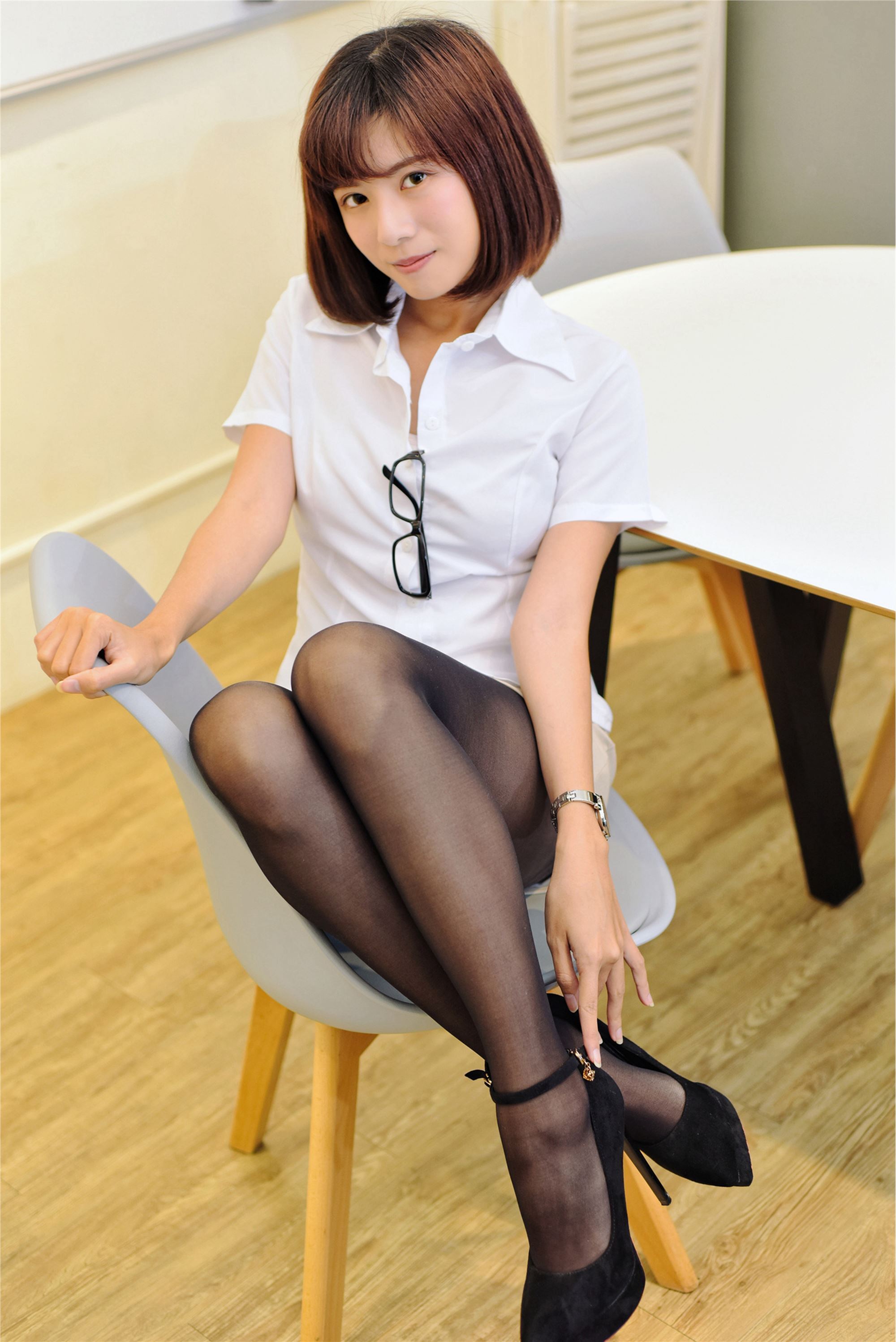 Uniform girl No.005 fangweizhen ol black silk