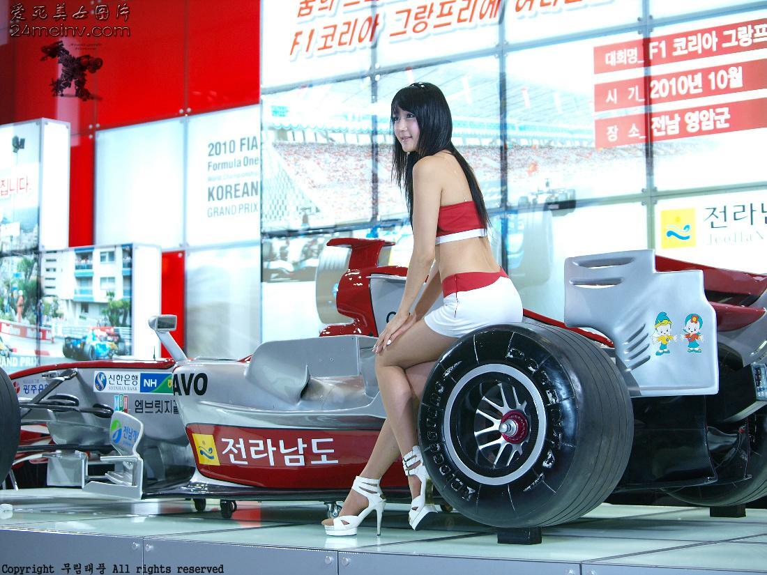 韩国性感车模