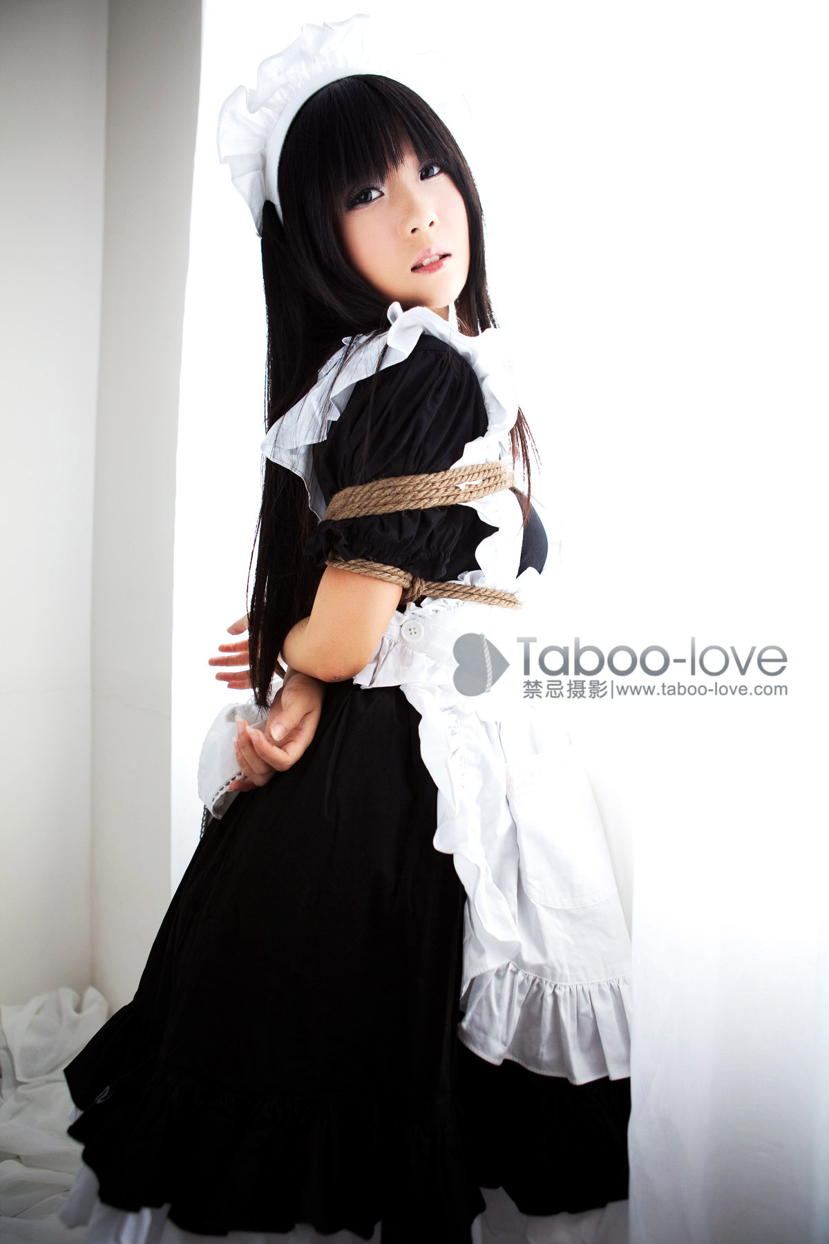 No.004 small t beautiful little maid's afternoon time taboo photography rope art binding