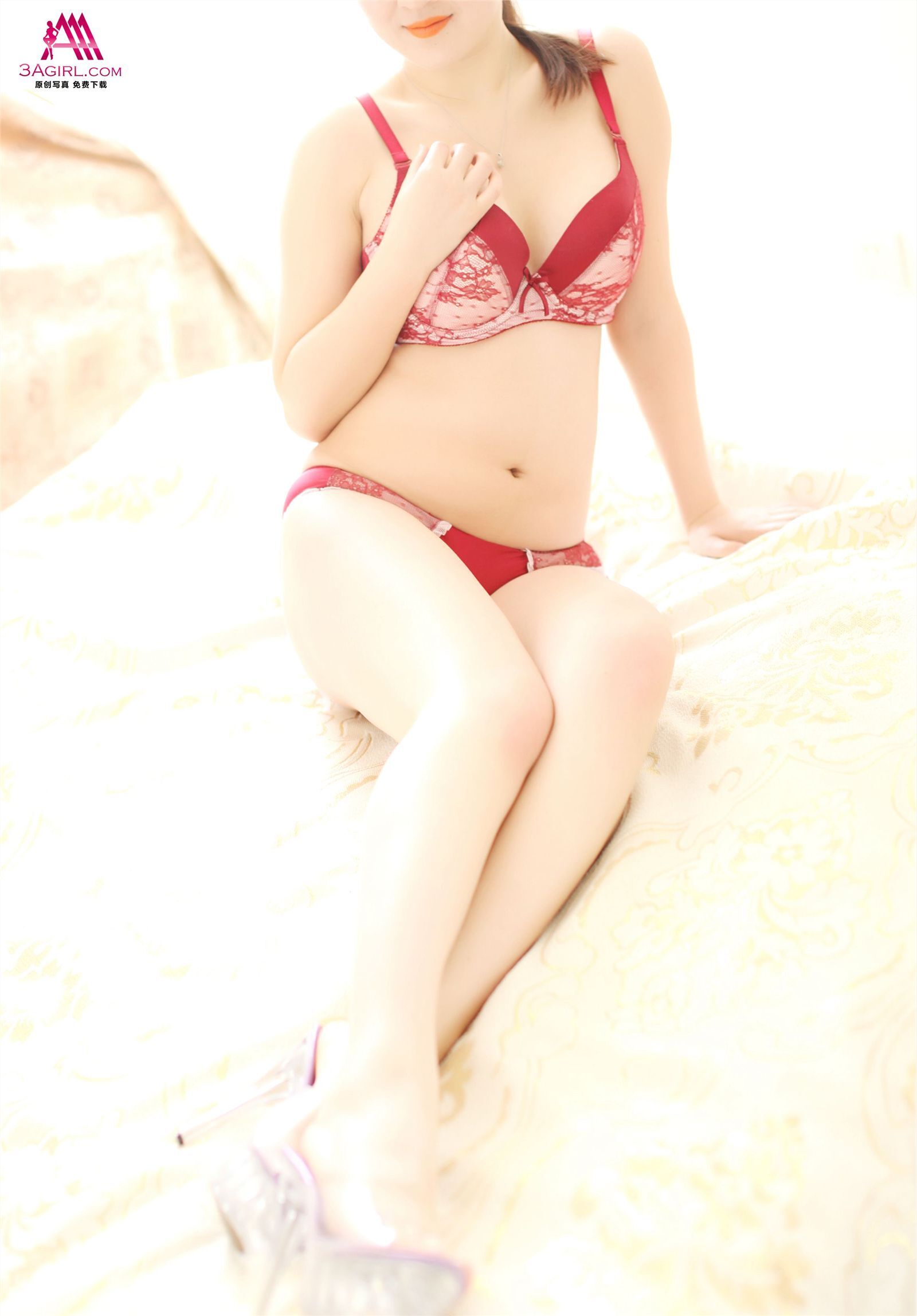 [3agirl] 2014.06.10 AAA girl no.259 red Elegance: Xiaoyan (2)