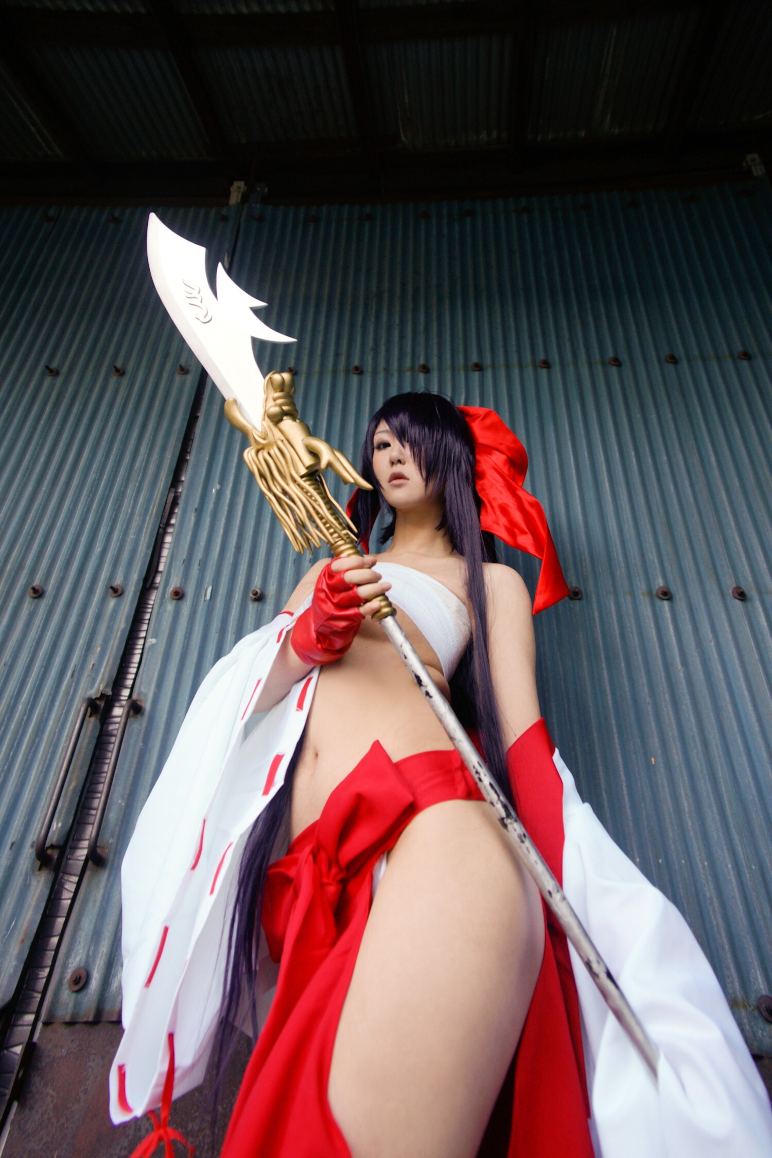 [Cosplay] 2013.12.07 Ultra hot Kanu Unchou in priestess dress