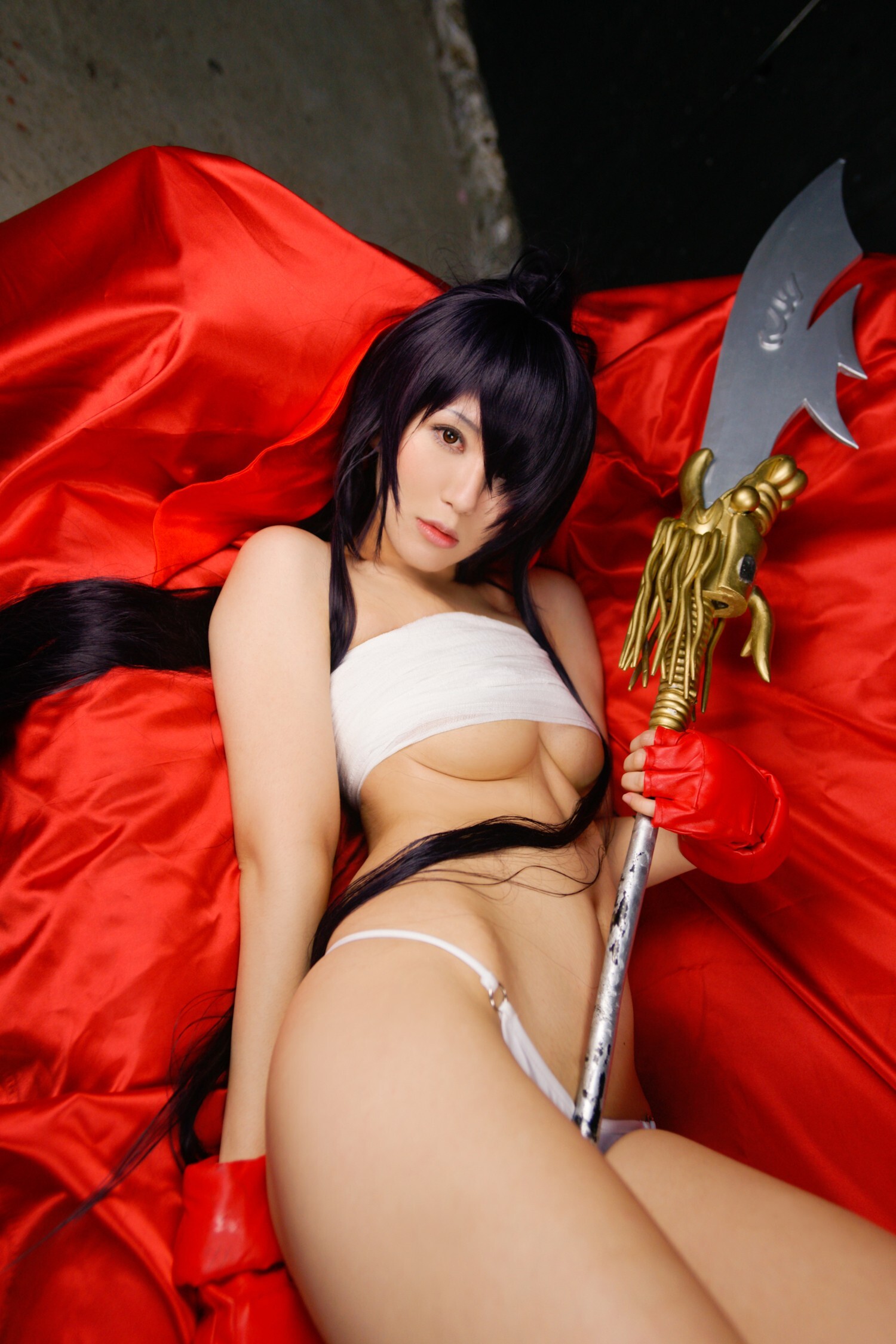 [Cosplay] 2013.12.07 Ultra hot Kanu Unchou in priestess dress