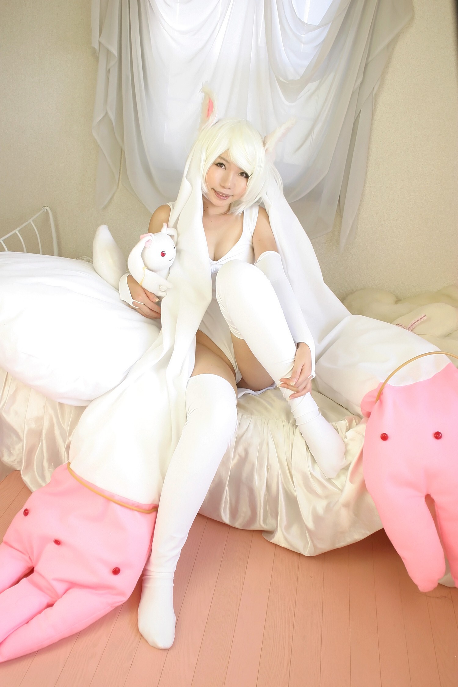 [Cosplay] Mahou Shoujo Madoka Magika kyubey hot Cosplay Part 1