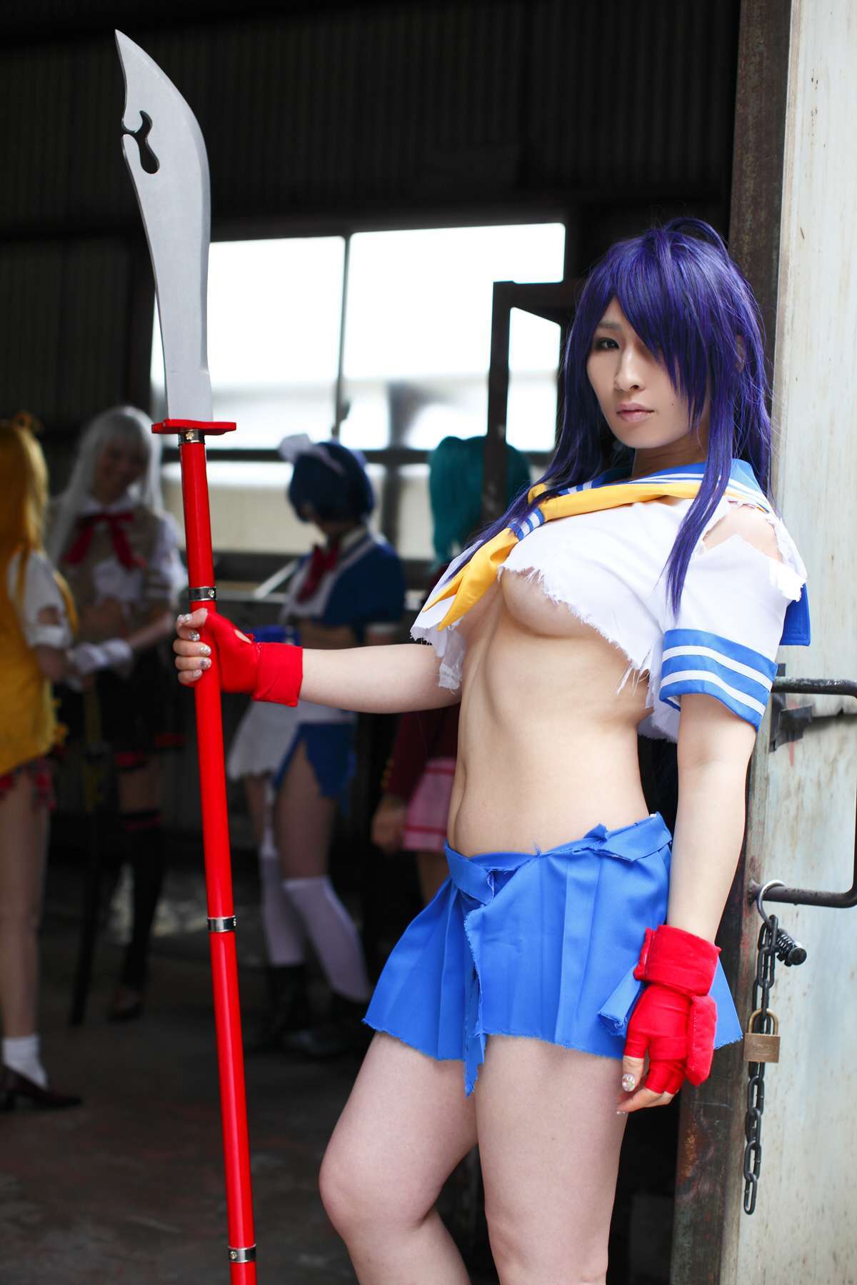 [Cosplay] 2013.05.08 Ikkitousen - Latest Kanu Unchou set