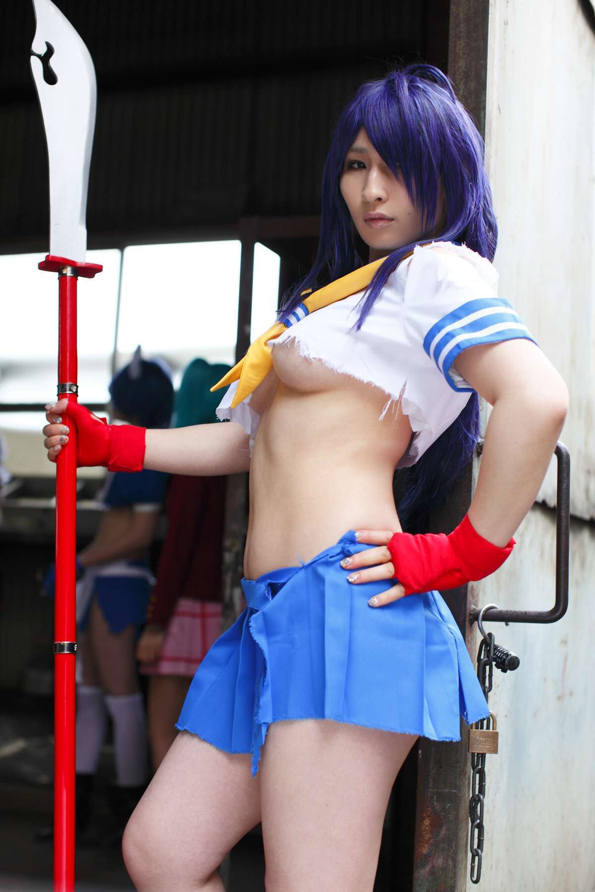 [Cosplay] 2013.05.08 Ikkitousen - Latest Kanu Unchou set