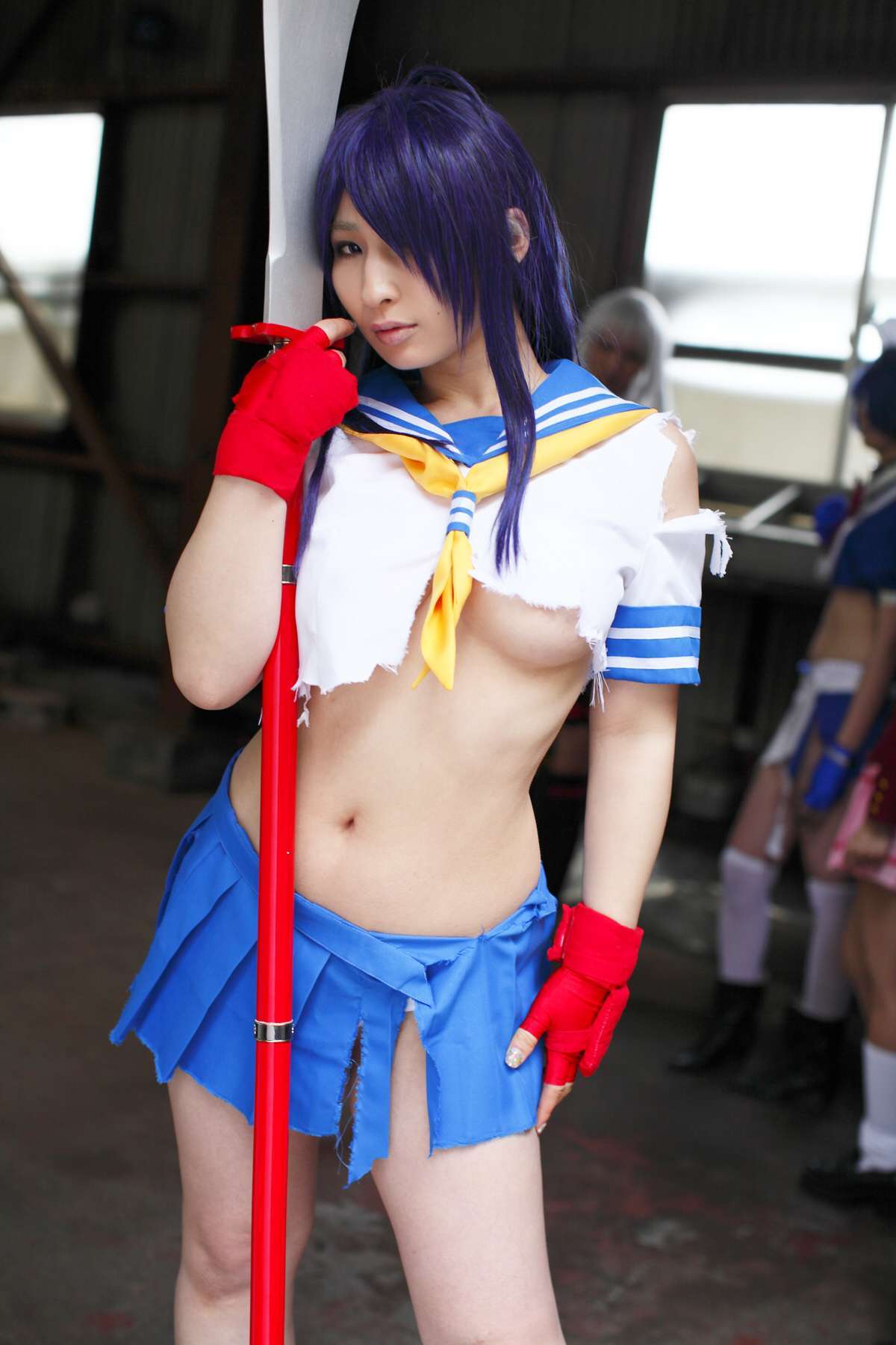 [Cosplay] 2013.05.08 Ikkitousen - Latest Kanu Unchou set