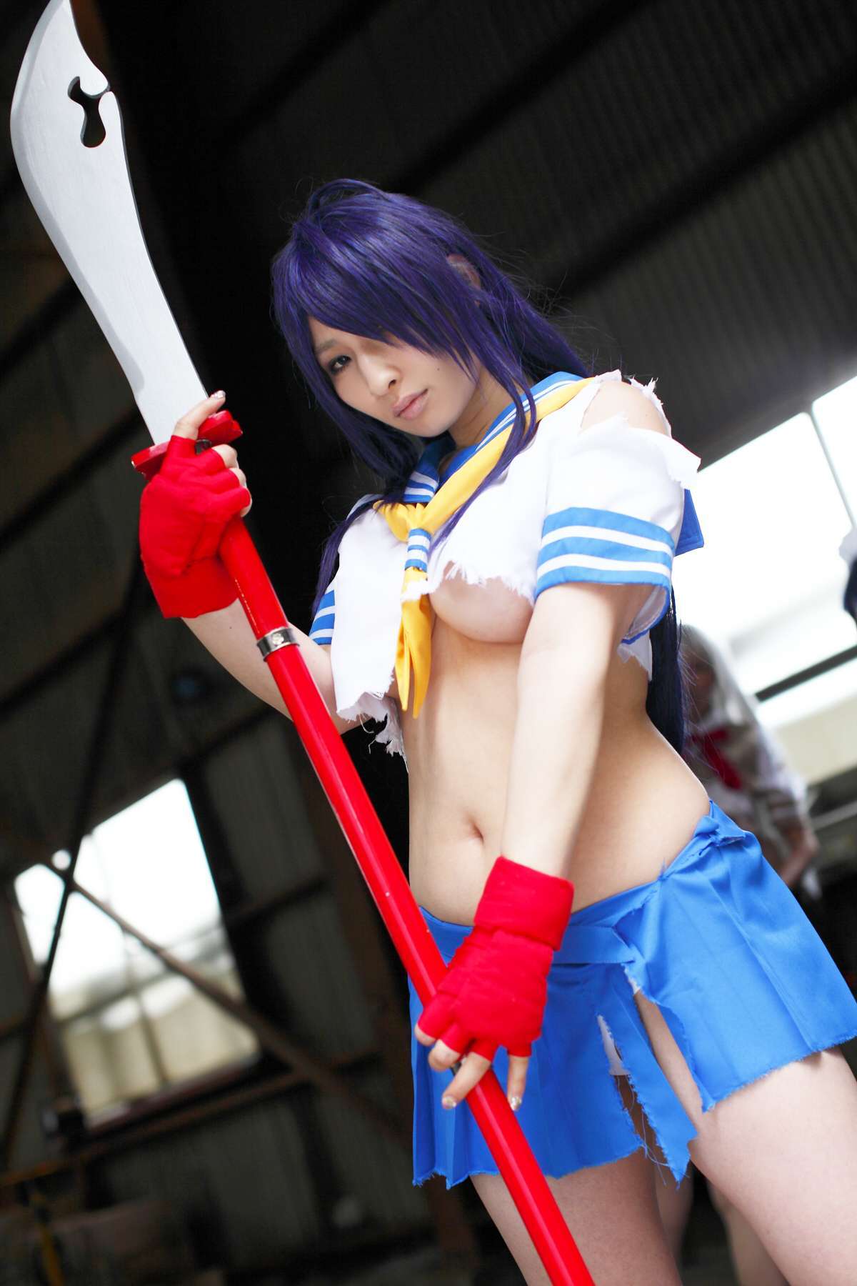 [Cosplay] 2013.05.08 Ikkitousen - Latest Kanu Unchou set