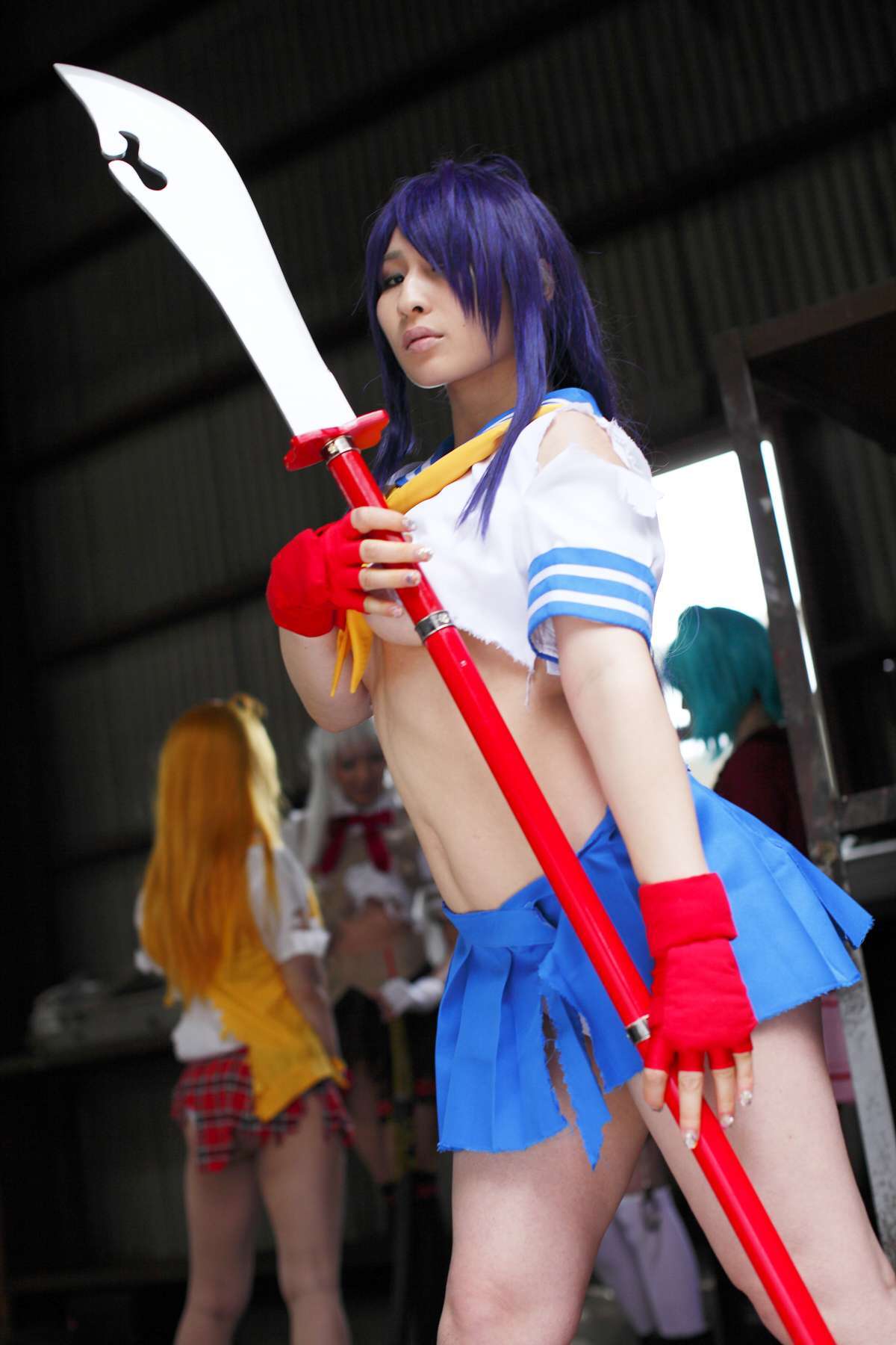 [Cosplay] 2013.05.08 Ikkitousen - Latest Kanu Unchou set