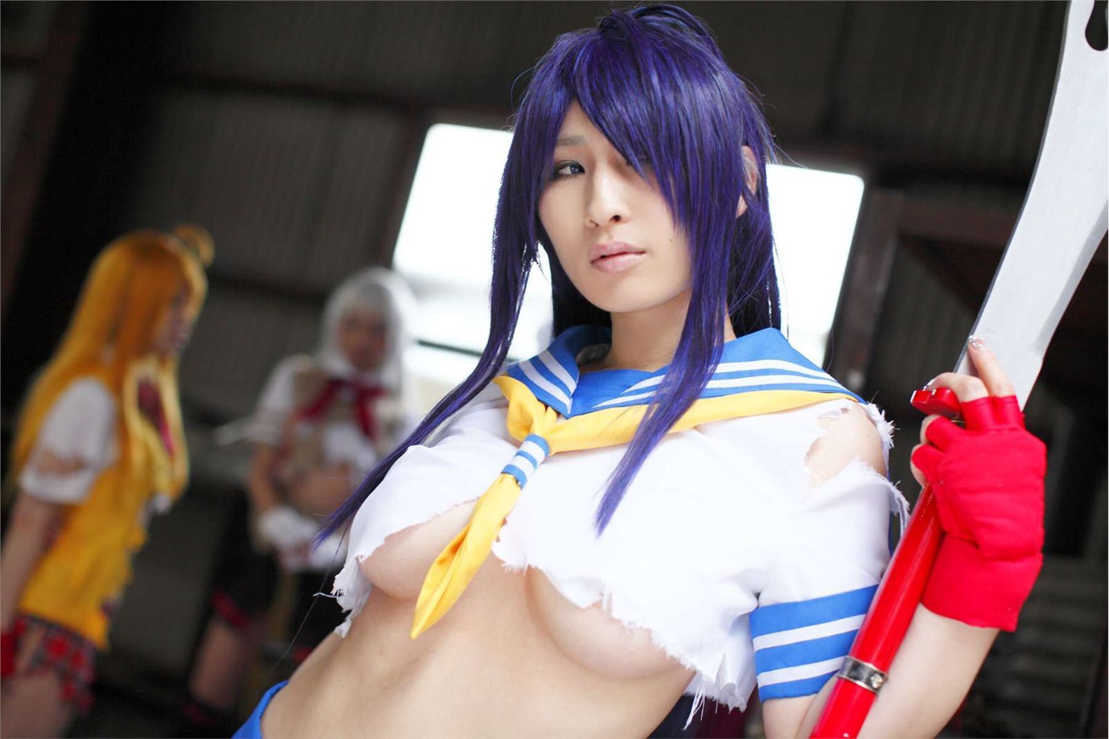 [Cosplay] 2013.05.08 Ikkitousen - Latest Kanu Unchou set