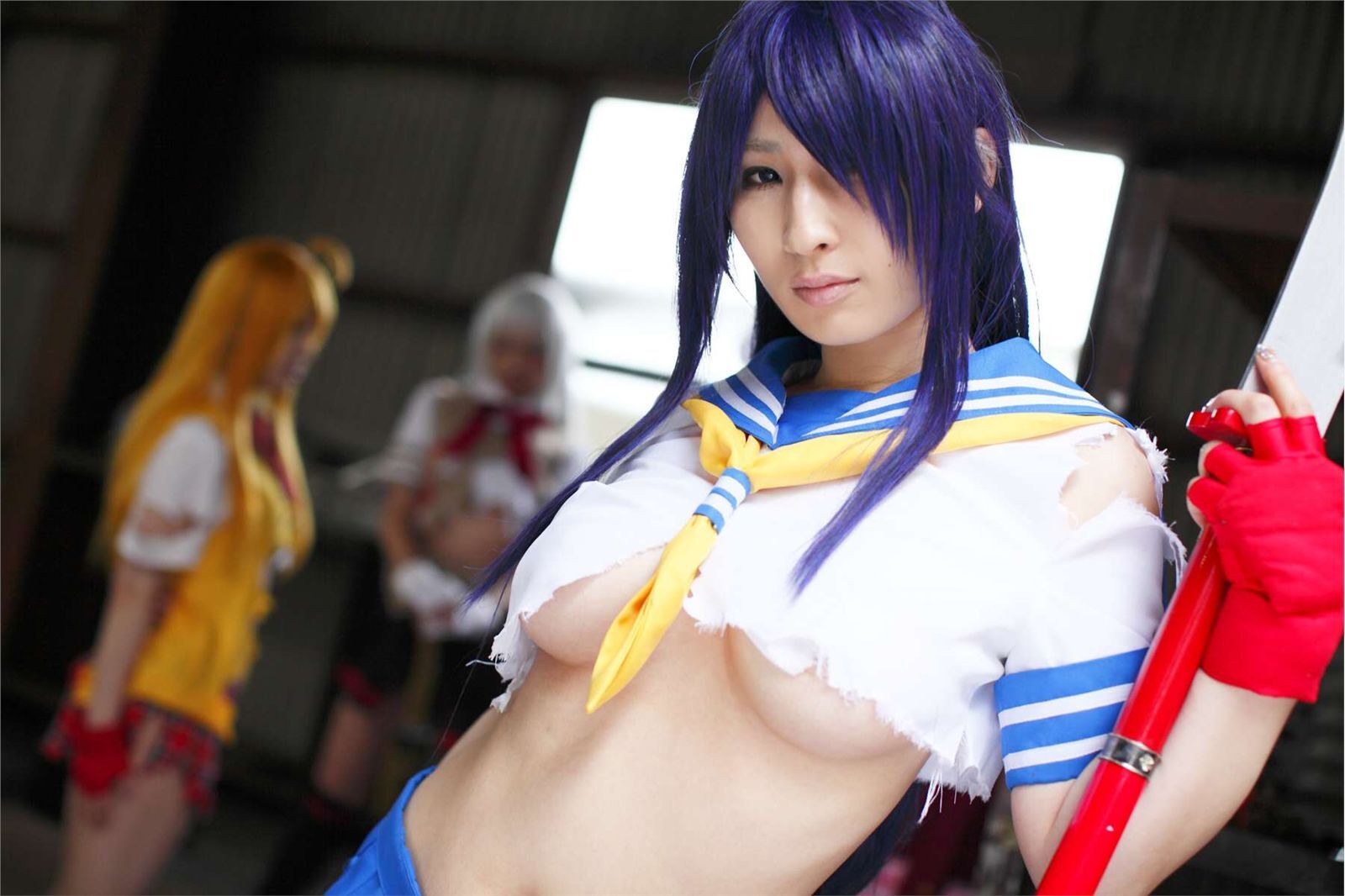 [Cosplay] 2013.05.08 Ikkitousen - Latest Kanu Unchou set