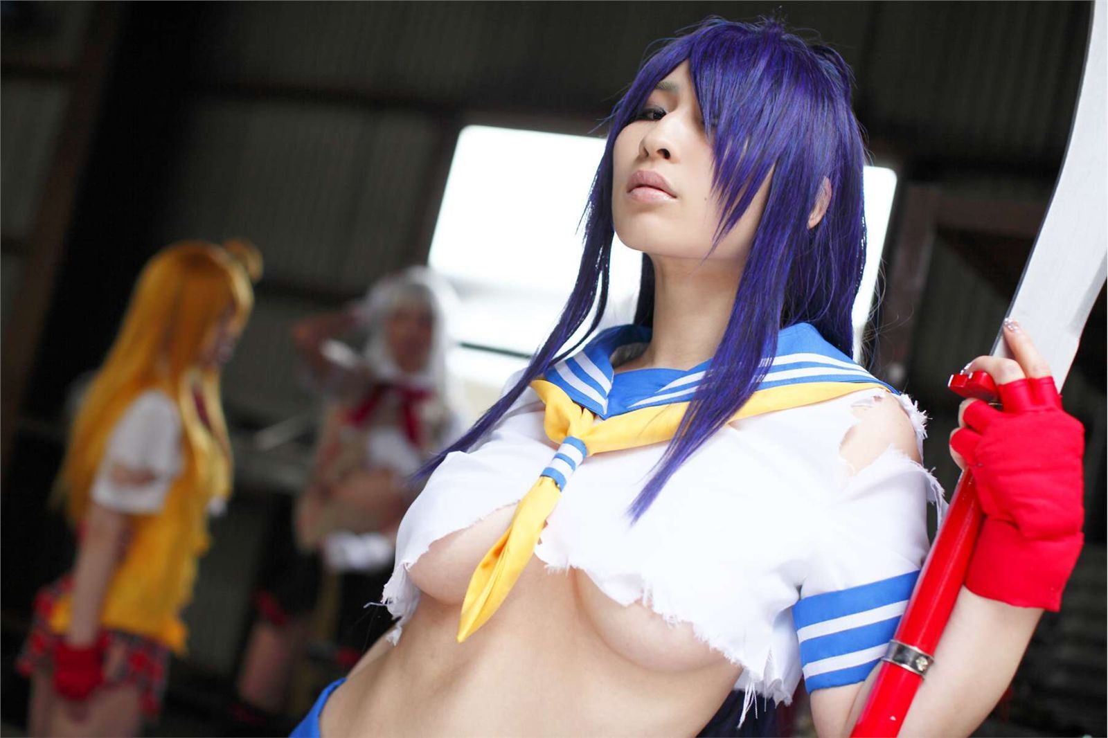 [Cosplay] 2013.05.08 Ikkitousen - Latest Kanu Unchou set