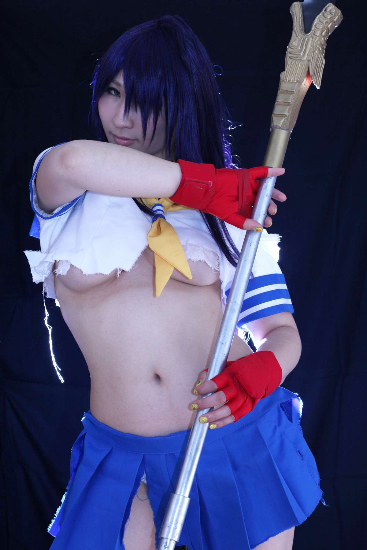 [Cosplay] 2013.05.08 Ikkitousen - Latest Kanu Unchou set