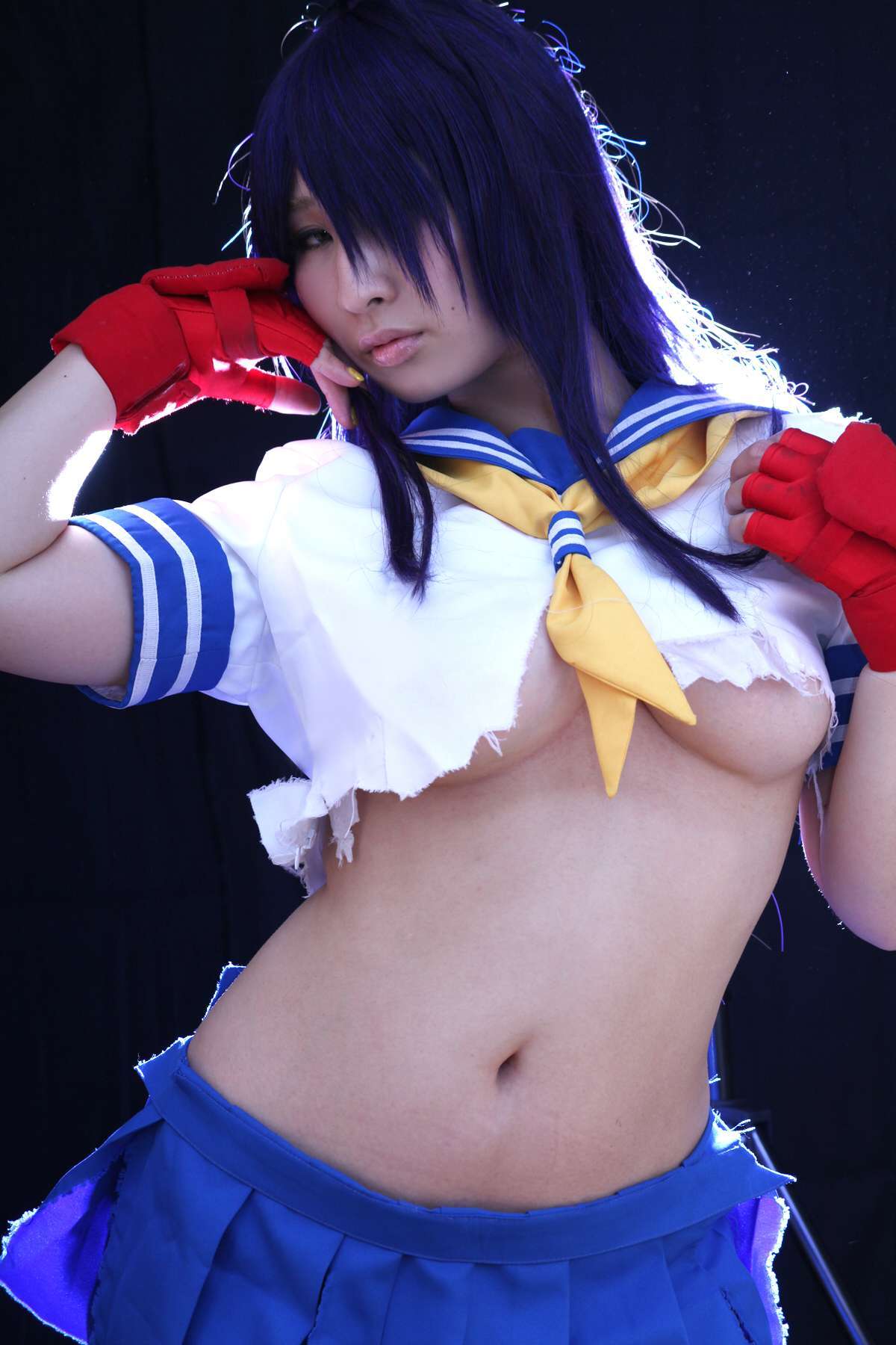 [Cosplay] 2013.05.08 Ikkitousen - Latest Kanu Unchou set