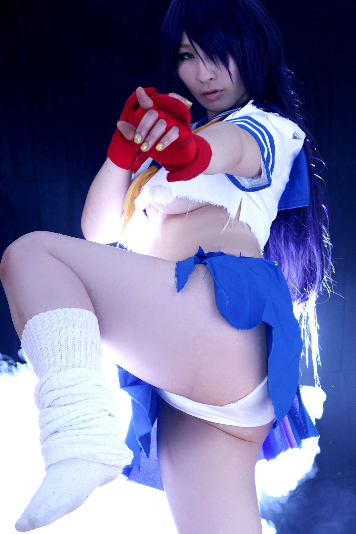 [Cosplay] 2013.05.08 Ikkitousen - Latest Kanu Unchou set