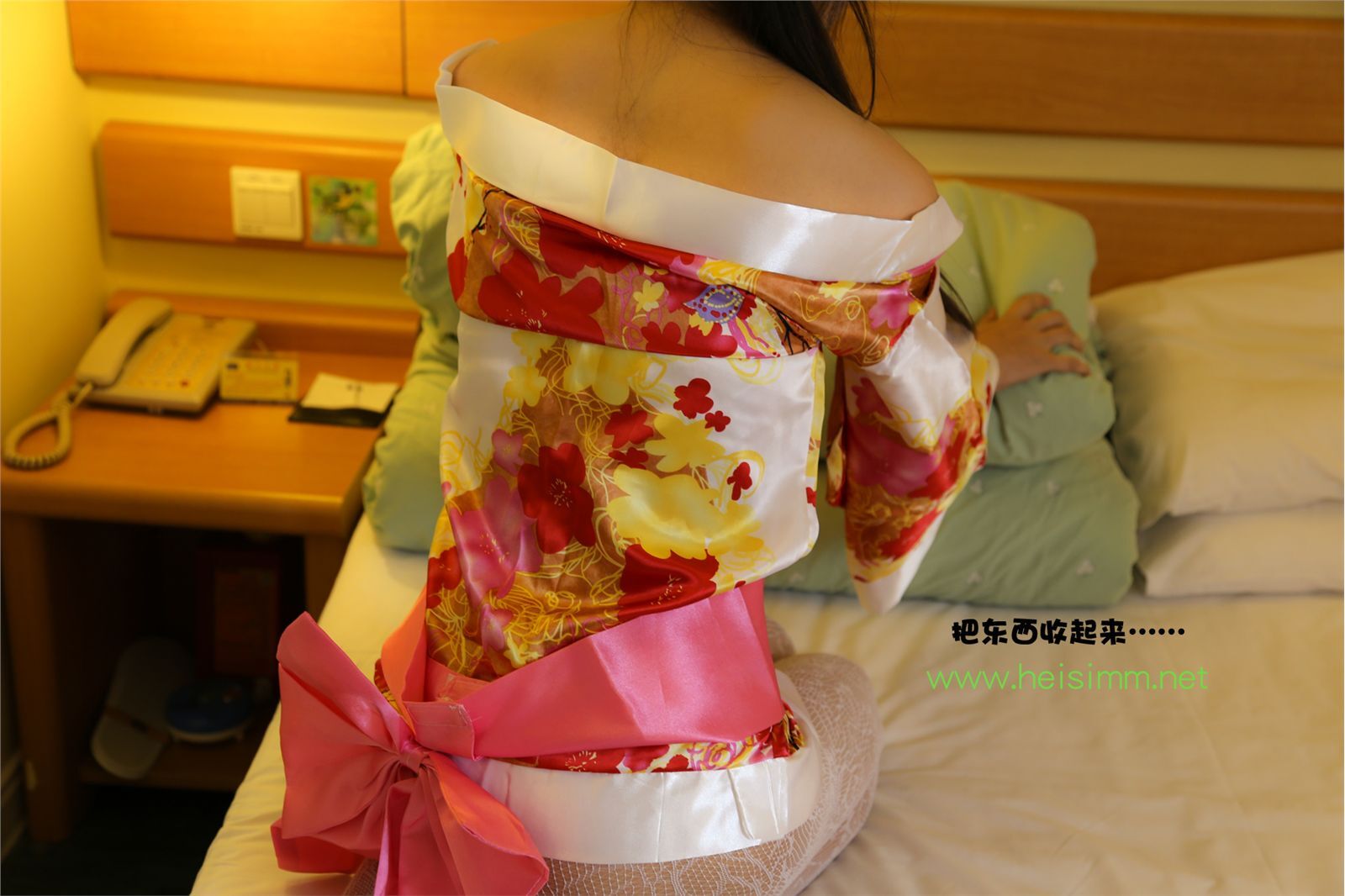 [Heisi Photo] 2013.05.14 no.006 white silk kimono theater Edition