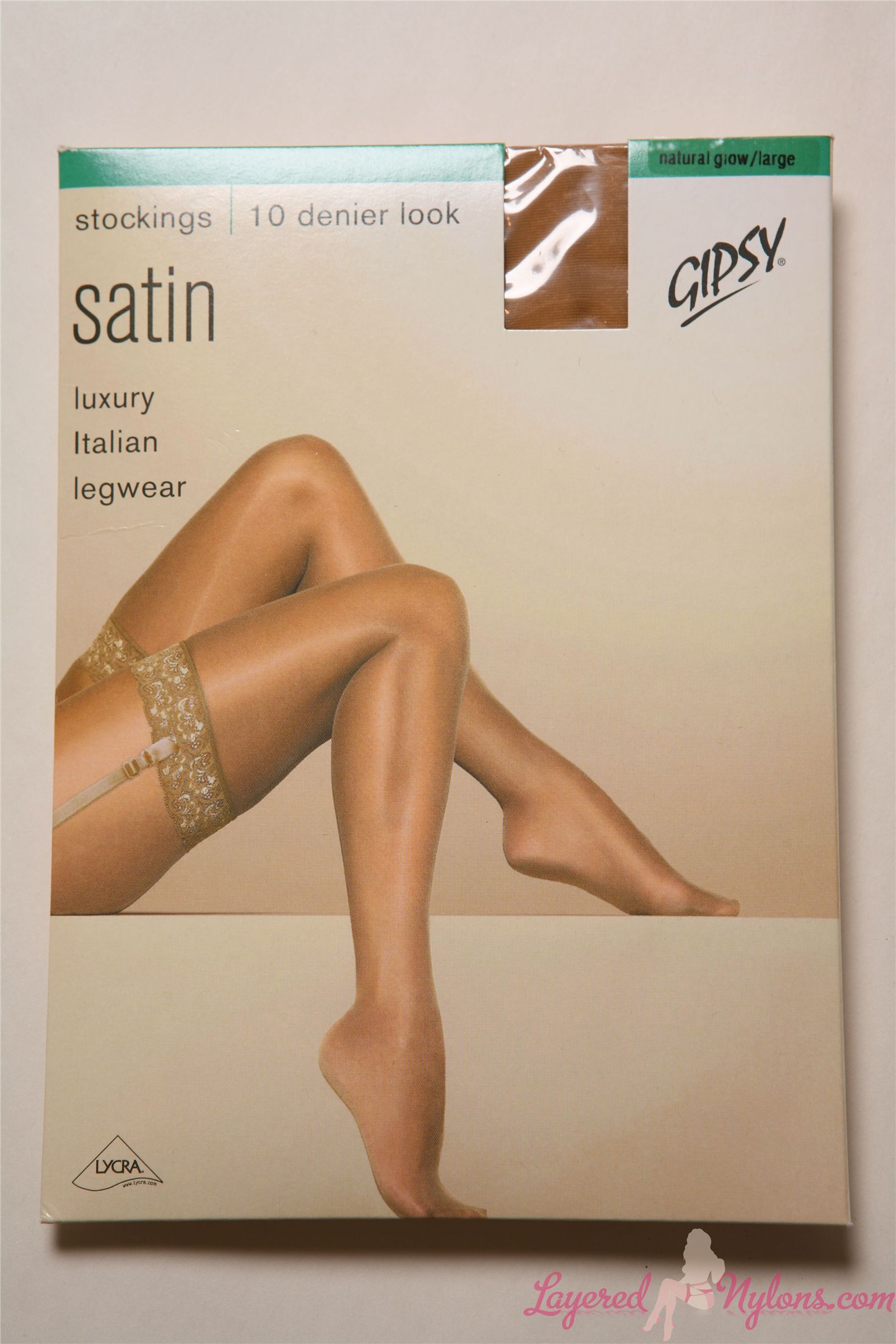 European and American silk stockings beauty picture [layered nylons] Debra K