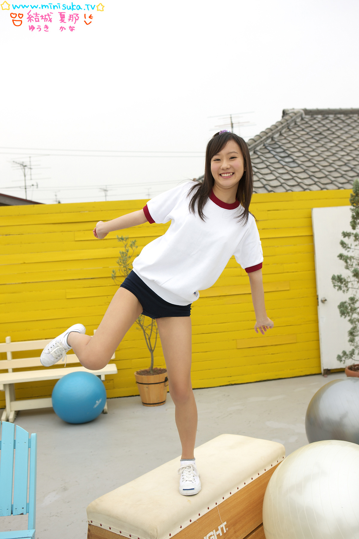 Physical education class uniform Jiecheng Shana[ Minisuka.tv ]Female high school students in active service