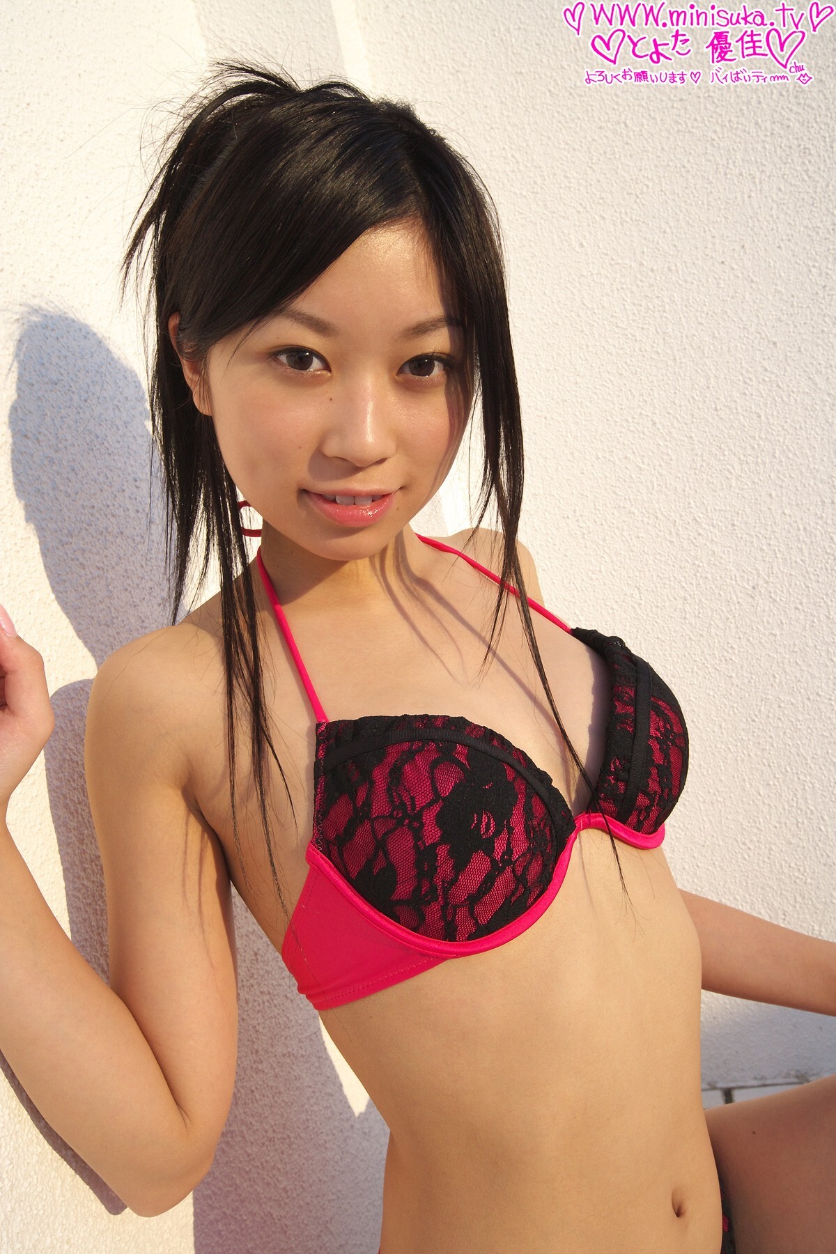 Beautiful bikini Minisuka. TV Junior high school girl