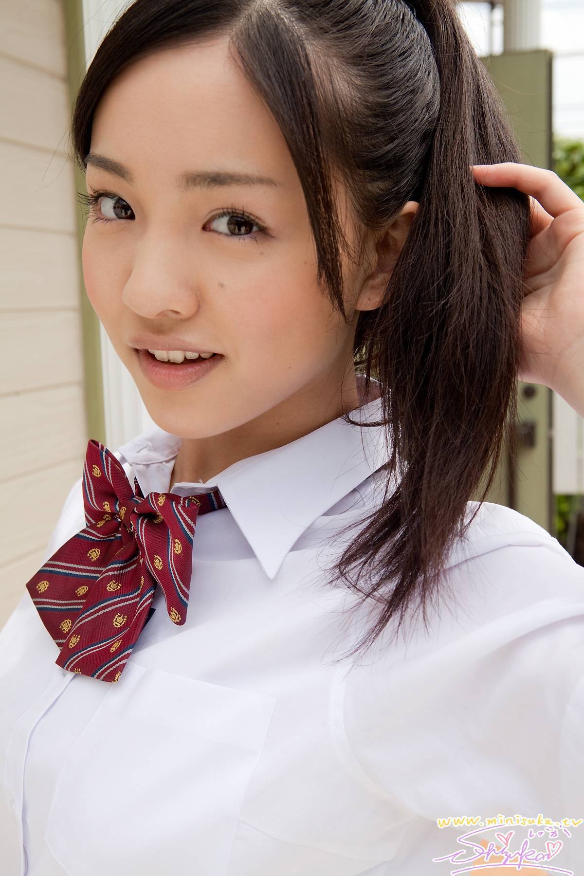 Japanese woman photography Minisuka. TV 2012.12.15 Shizuka Izuka