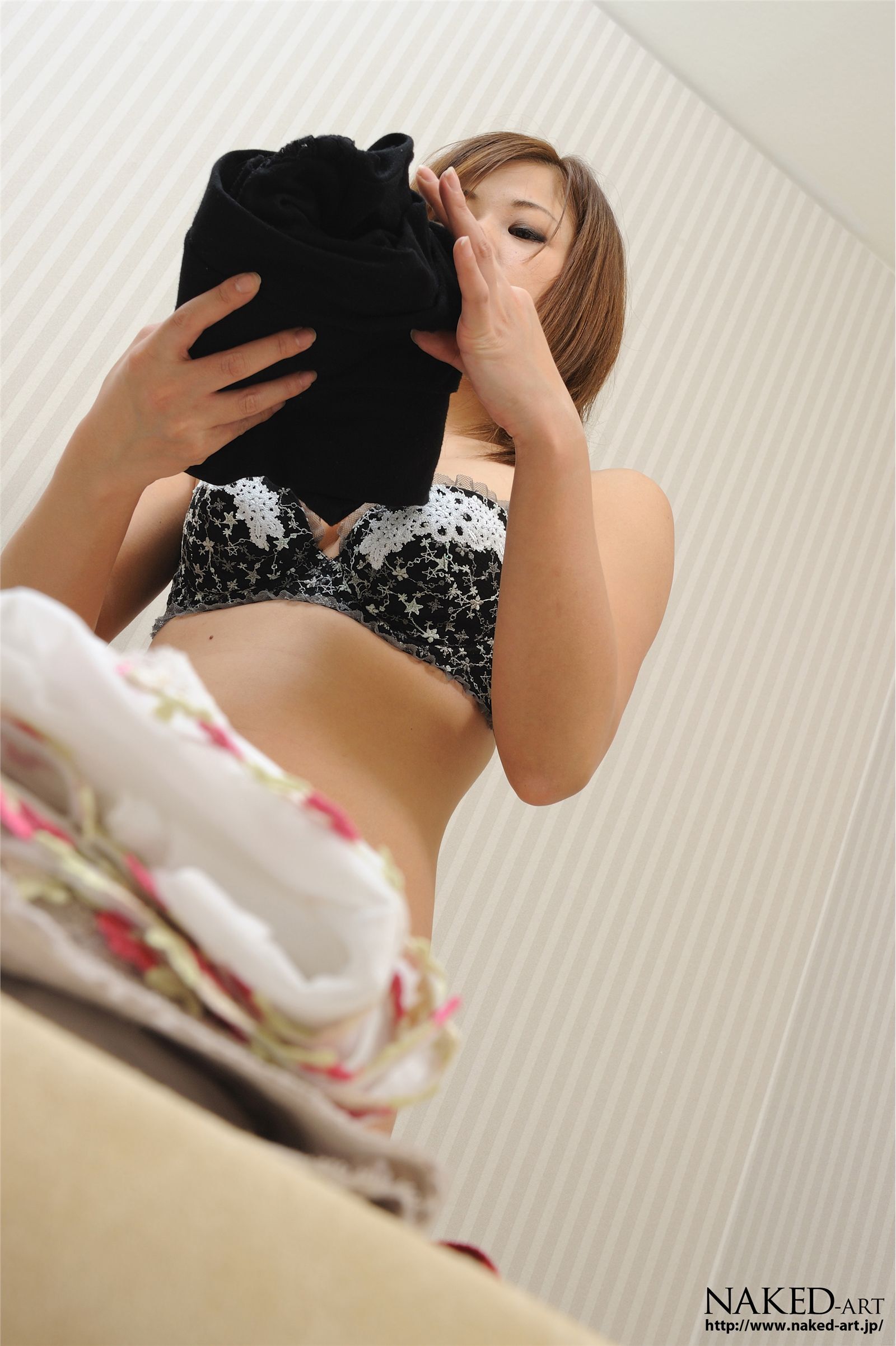 Japanese actress takes off clothes