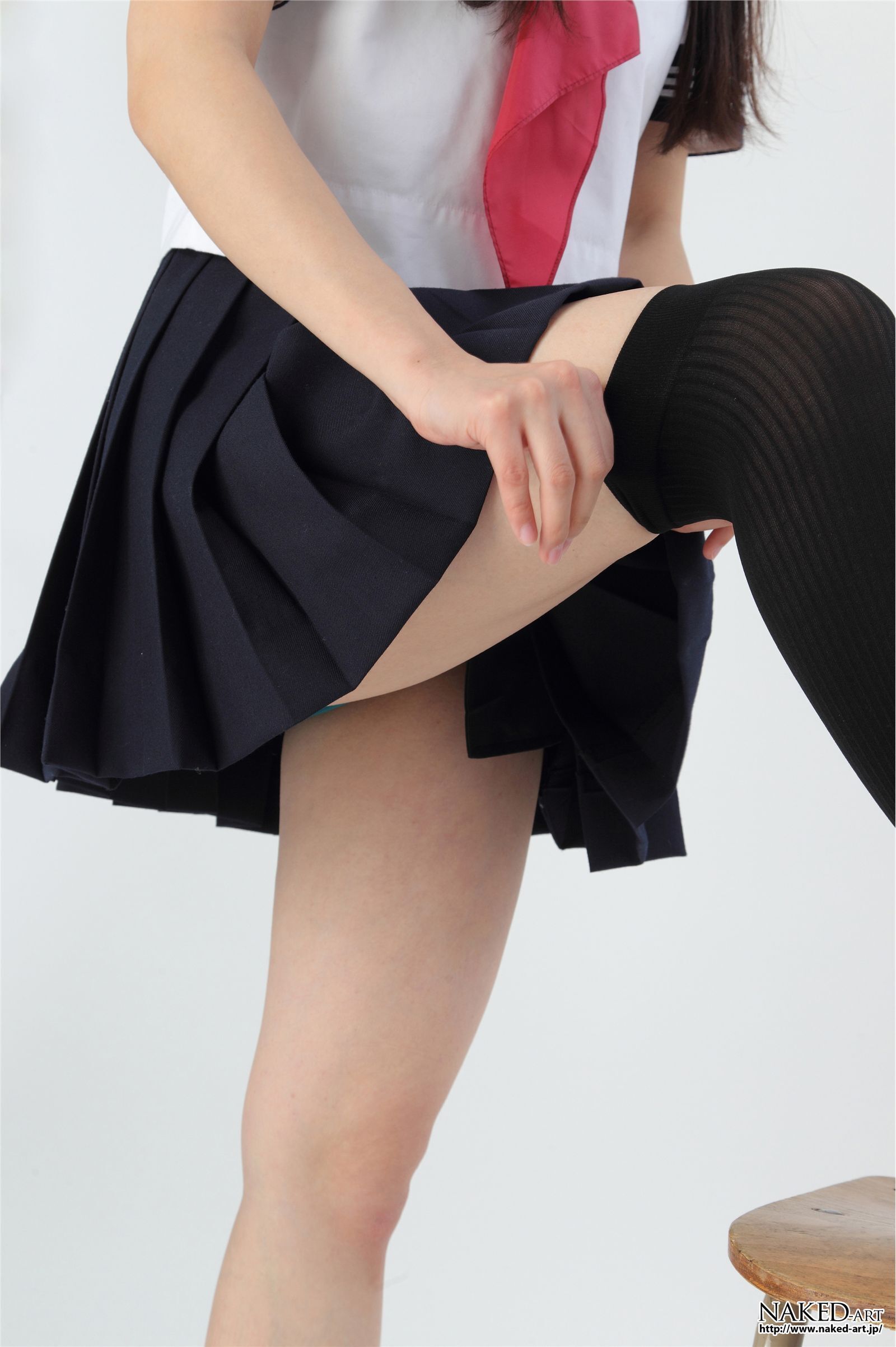 Anonymous sailor clothes and knee high 2