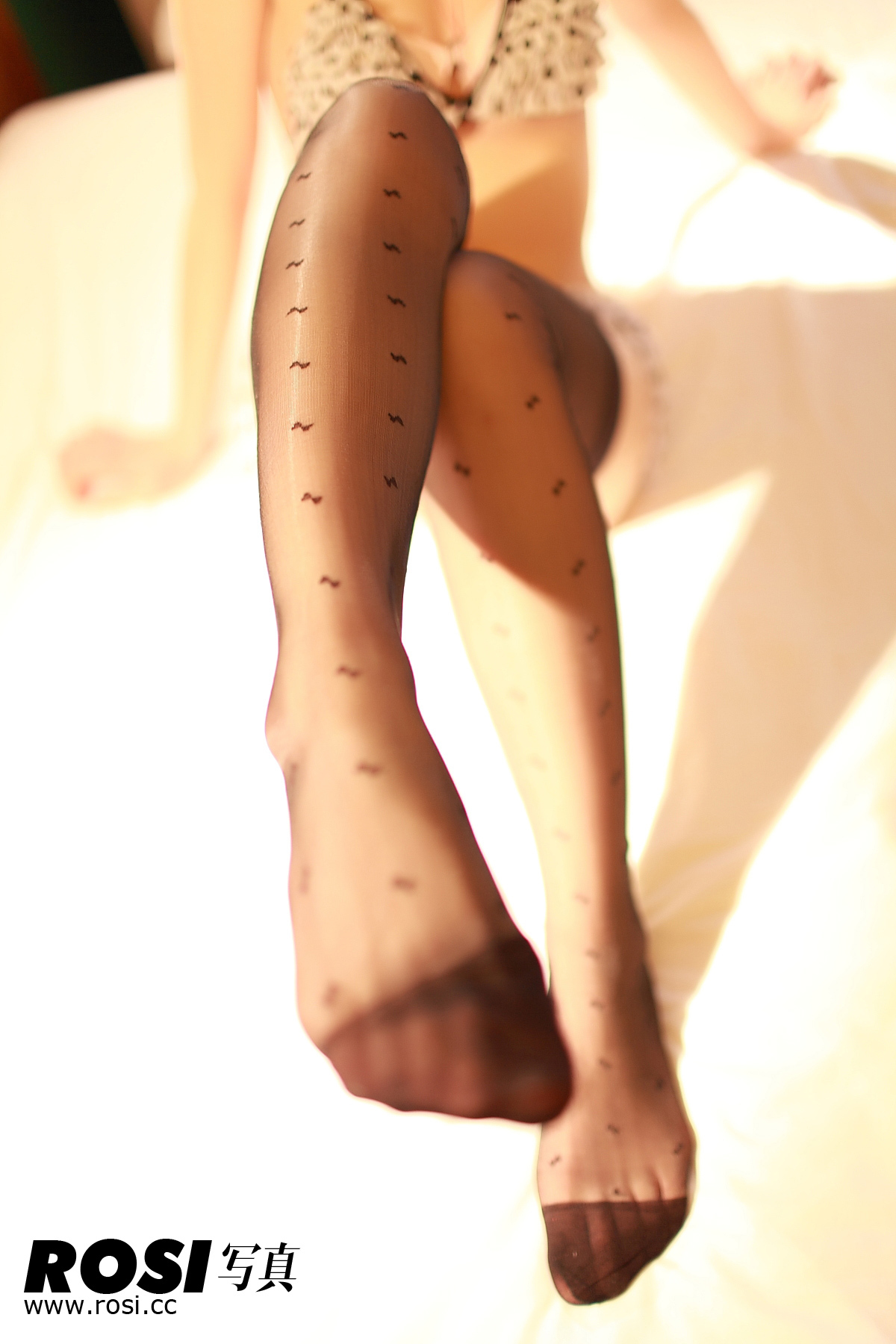 Grey silk stockings no.053- ROSI.CC Beauty photo