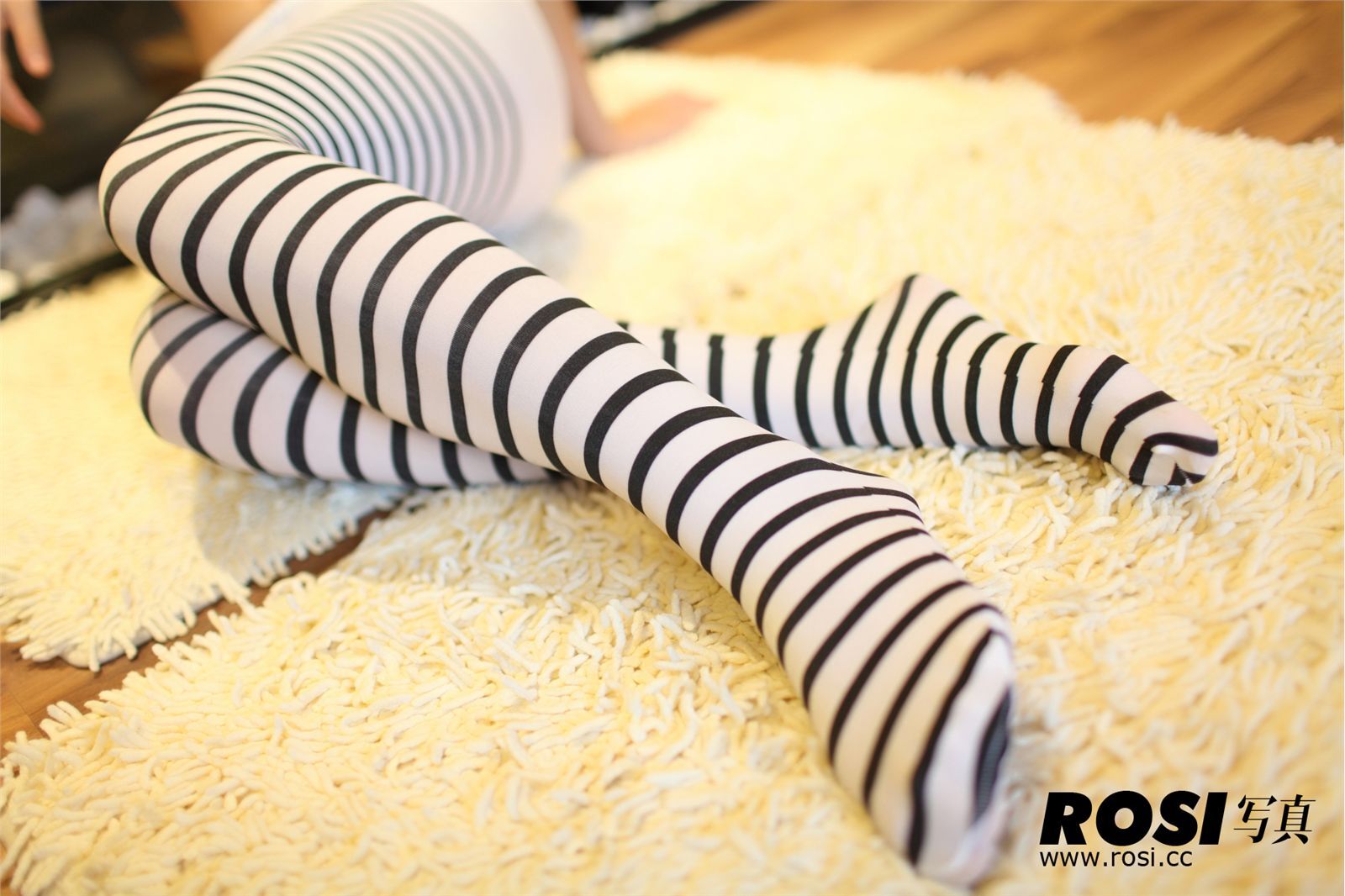 NO.093- ROSI.CC  Zebra silk stockings beauty photo