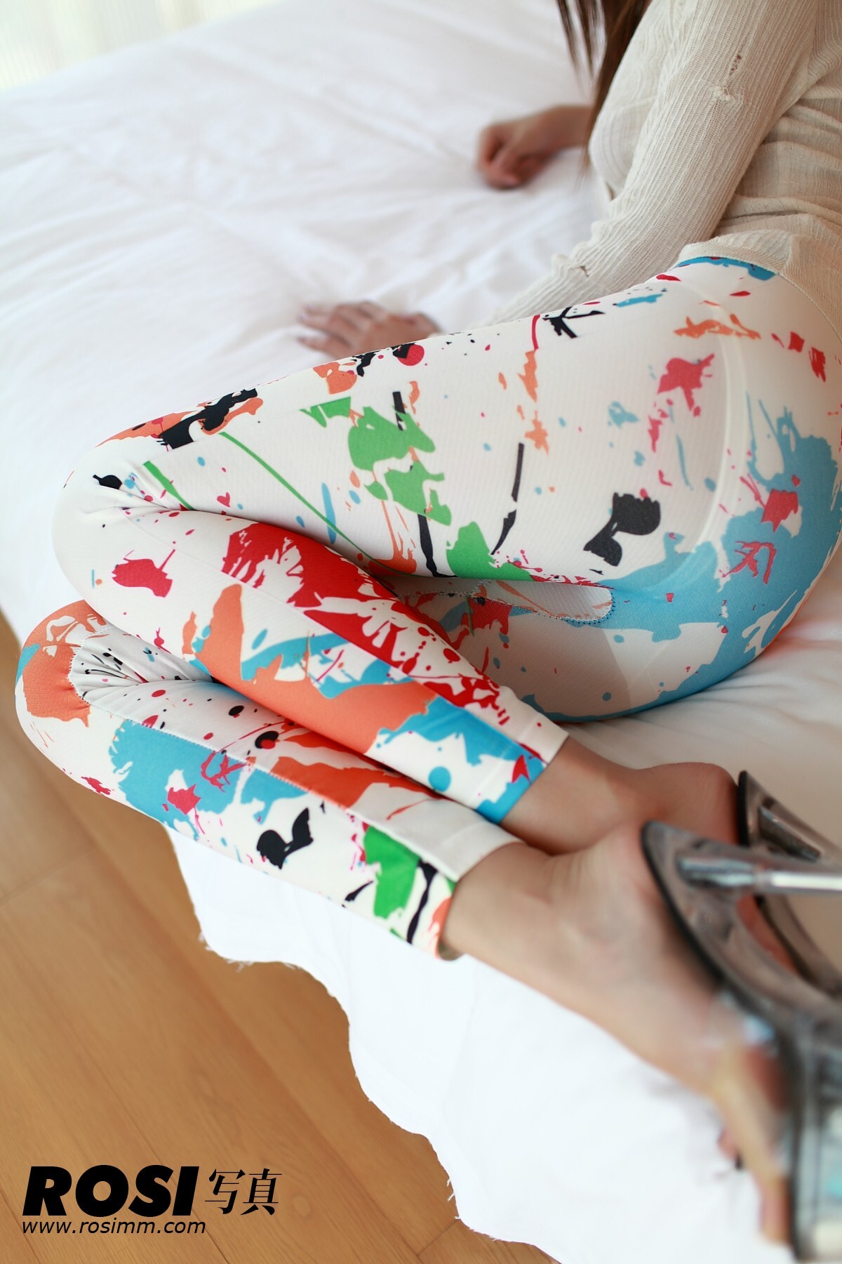 Rosimm-no.301 super allure domestic mm beautiful girl silk stockings photo