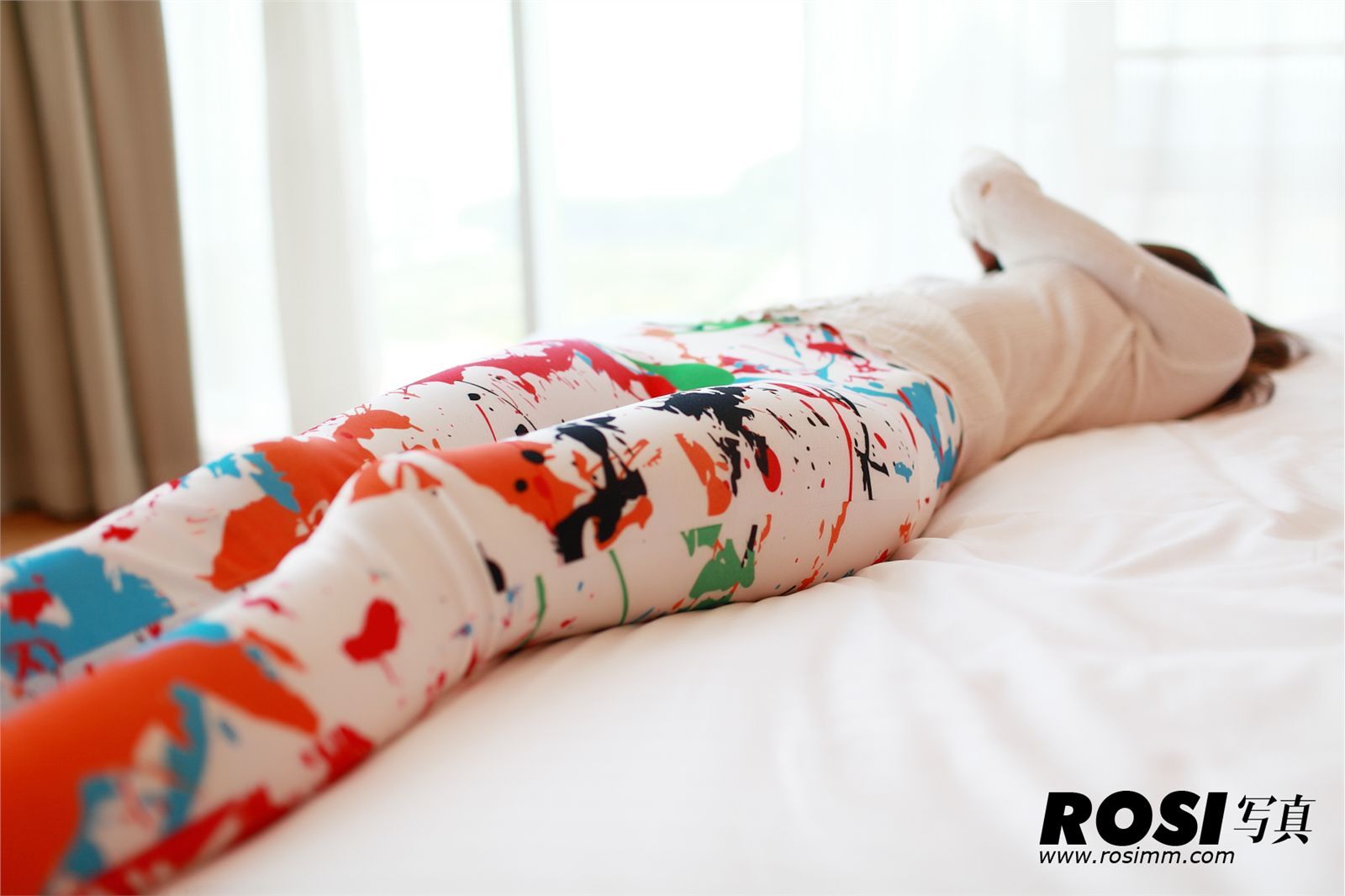 Rosimm-no.301 super allure domestic mm beautiful girl silk stockings photo