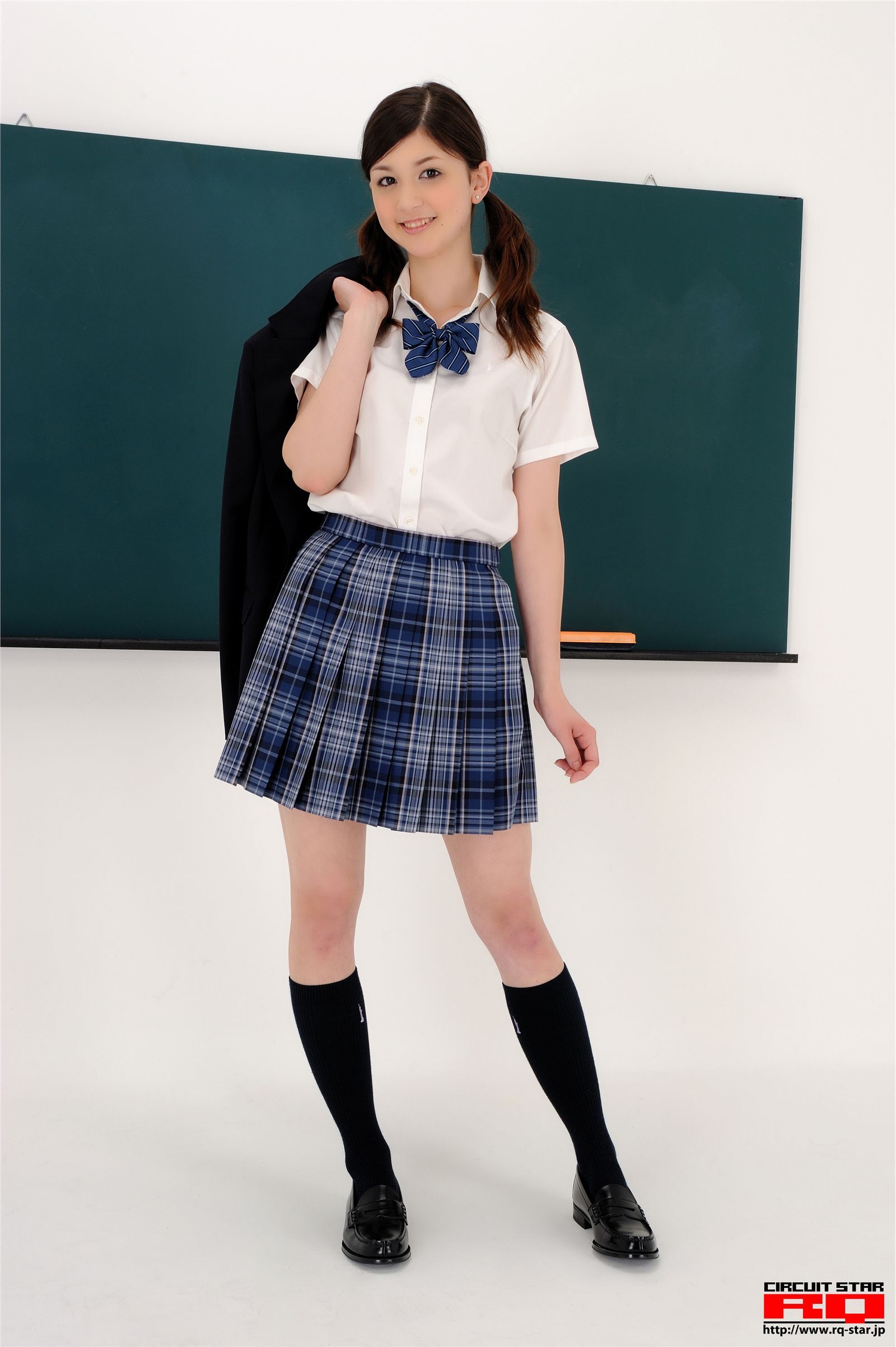 [RQ-STAR] NO.0348 Amy Kubo 久保エイミー　制服诱惑日本美女