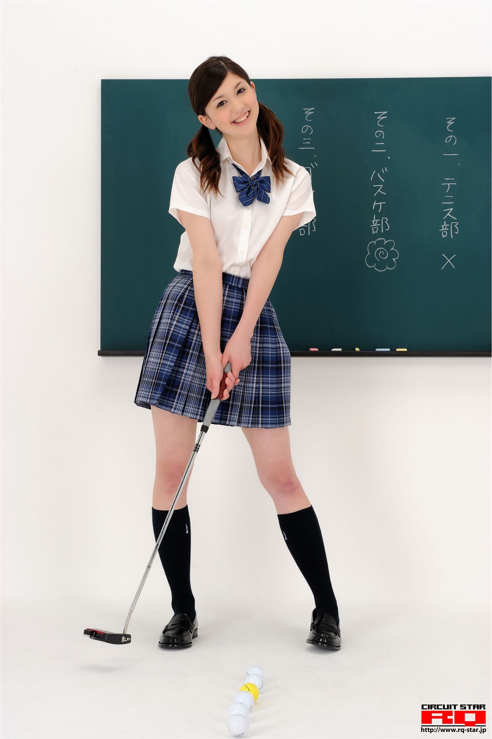 [RQ-STAR] NO.0348 Amy Kubo 久保エイミー　制服诱惑日本美女