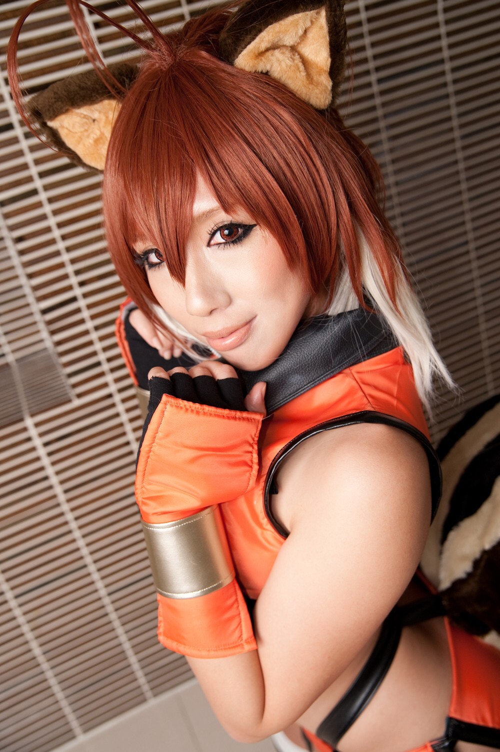 [Cosplay] 2013.03.25 Blazblue Hot Makoto Nanaya 猫女制服