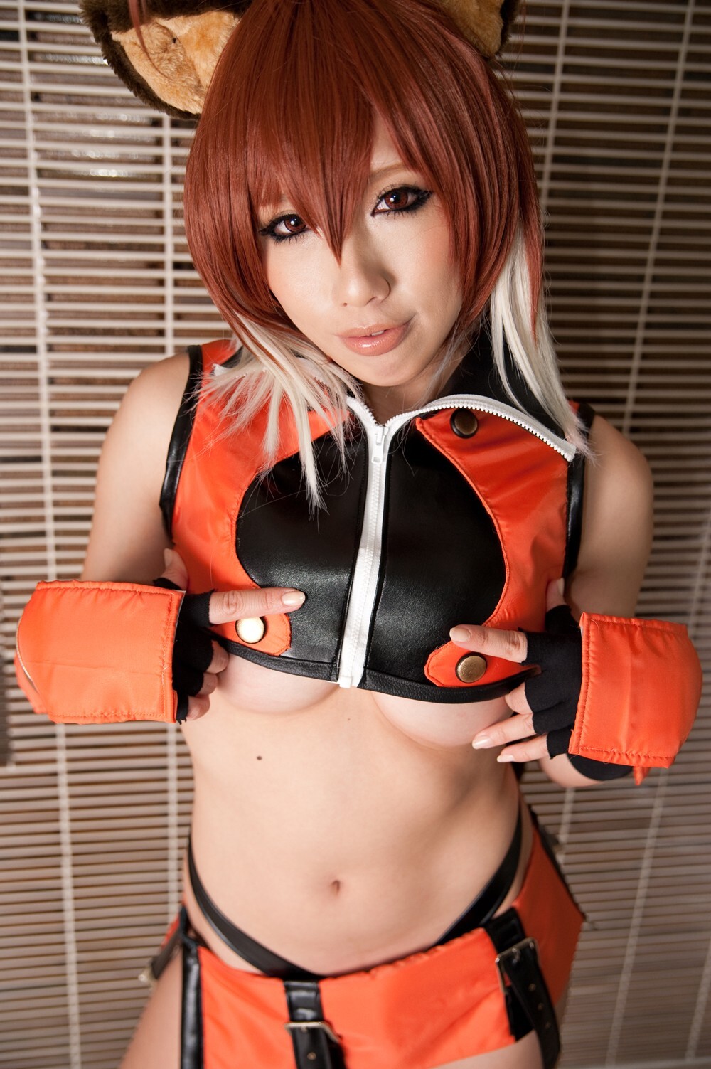 [Cosplay] 2013.03.25 Blazblue Hot Makoto Nanaya 猫女制服