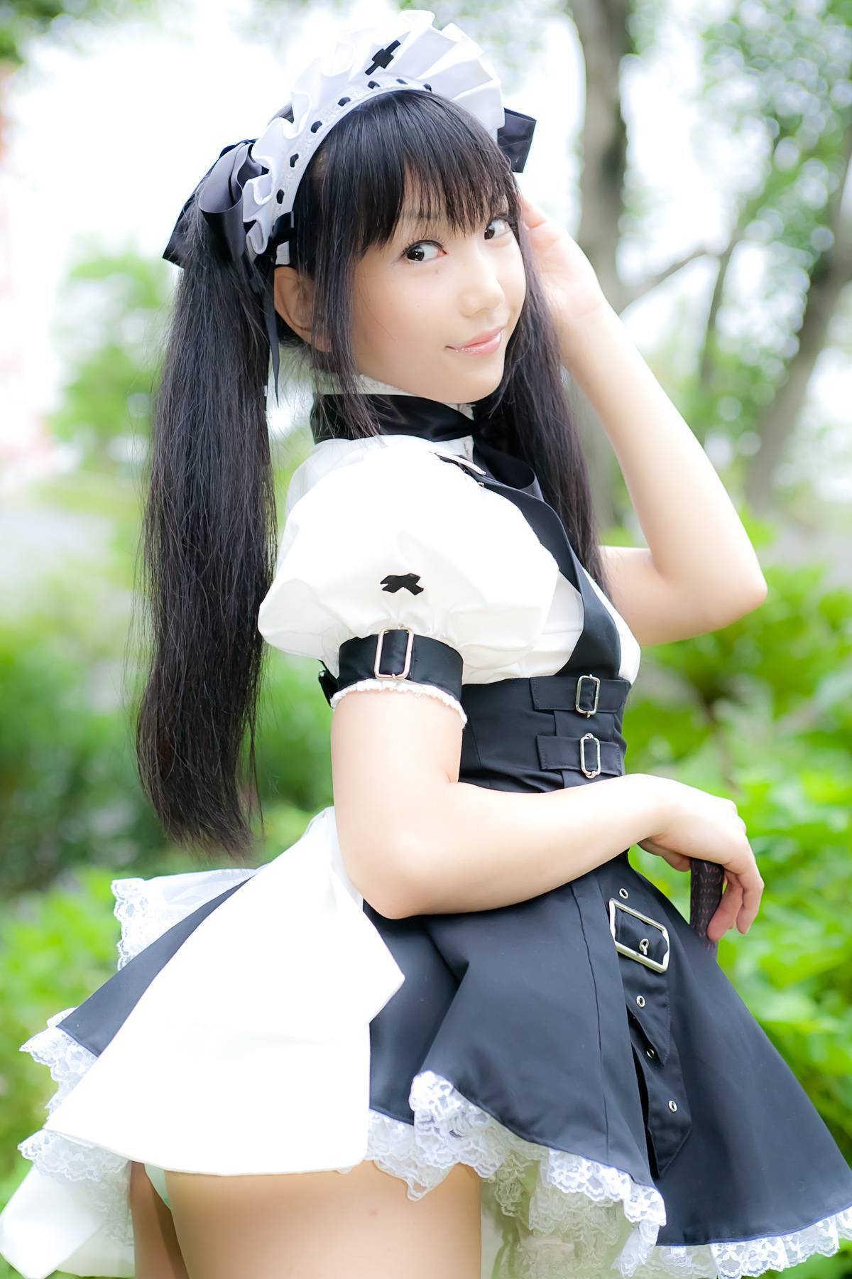 Cosplay uniform beauty lotus - Coser Collection 8 C78 - Outdoor stockings