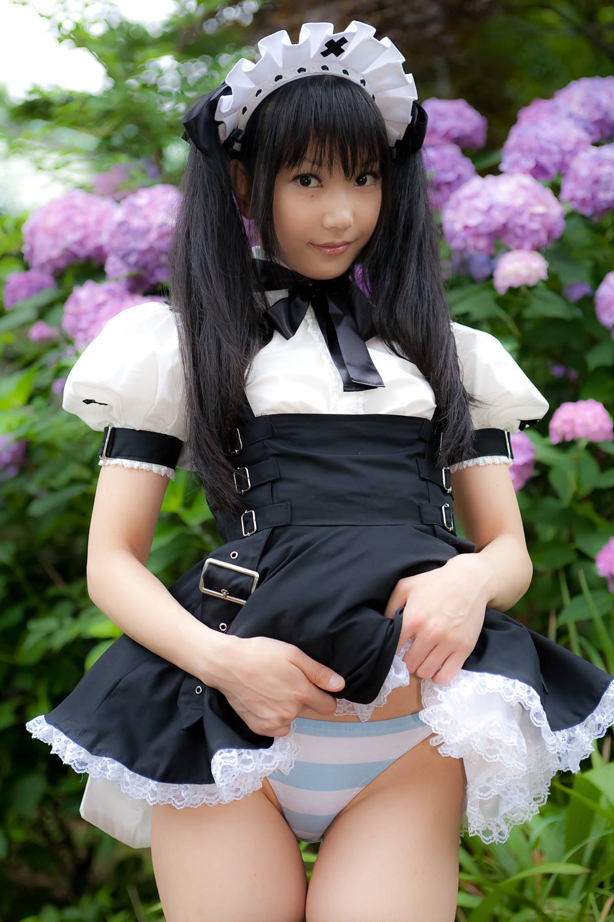 Cosplay uniform beauty lotus - Coser Collection 8 C78 - Outdoor stockings