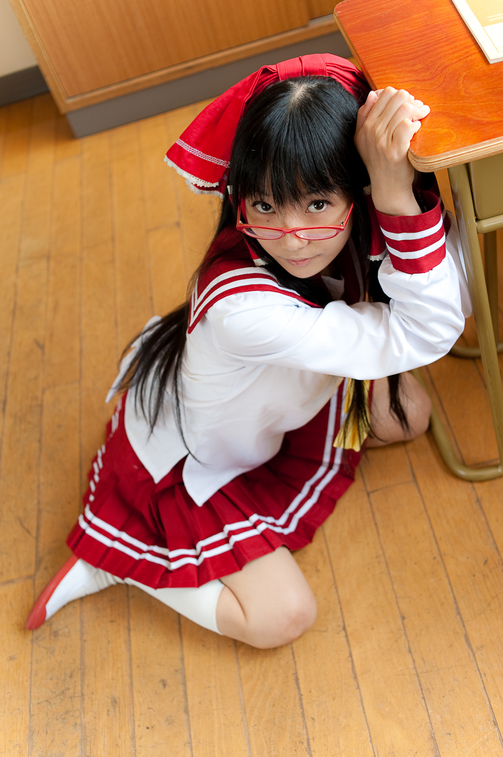 c76(3) cosplay性感美女套图 校园校服写真