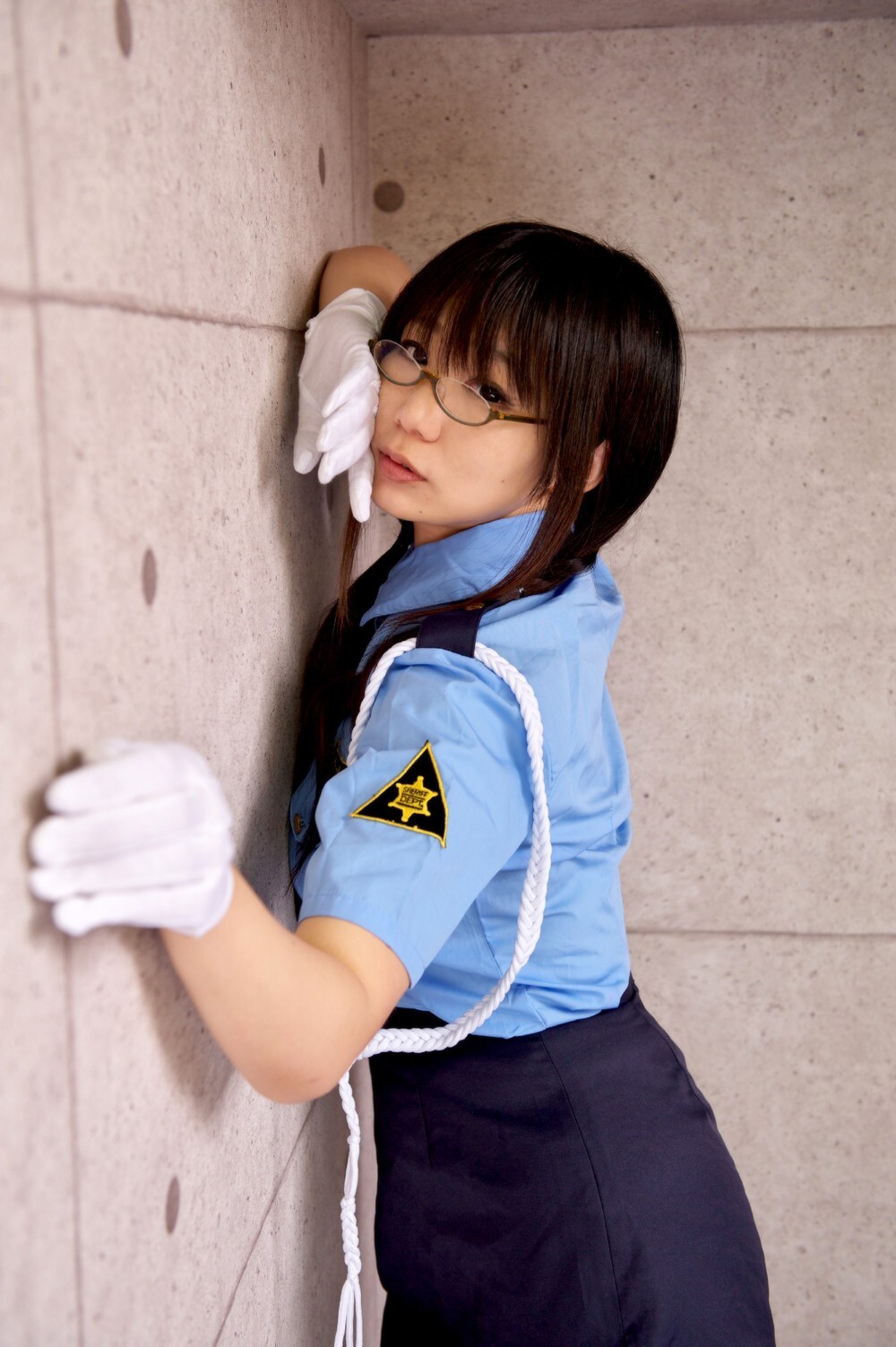 制服黑丝袜美女诱惑 cosplay套图 日本美女千代子 c78 (2)